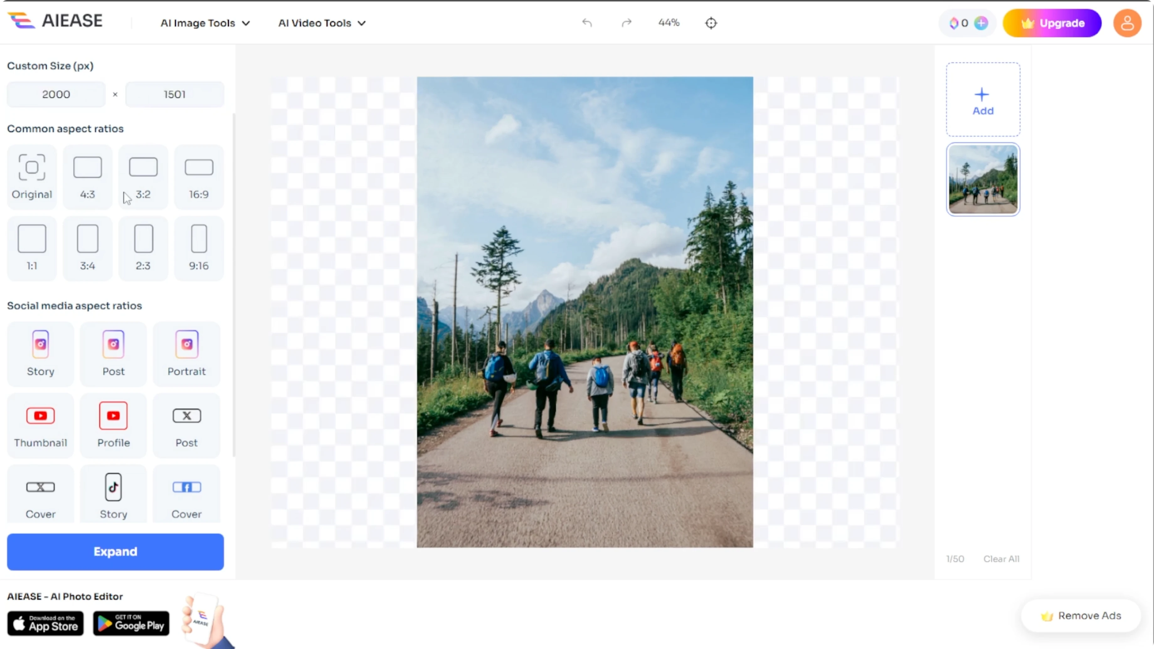 Screenshot from How to Extend and Expand Image Borders Seamlessly with AI? at 54s