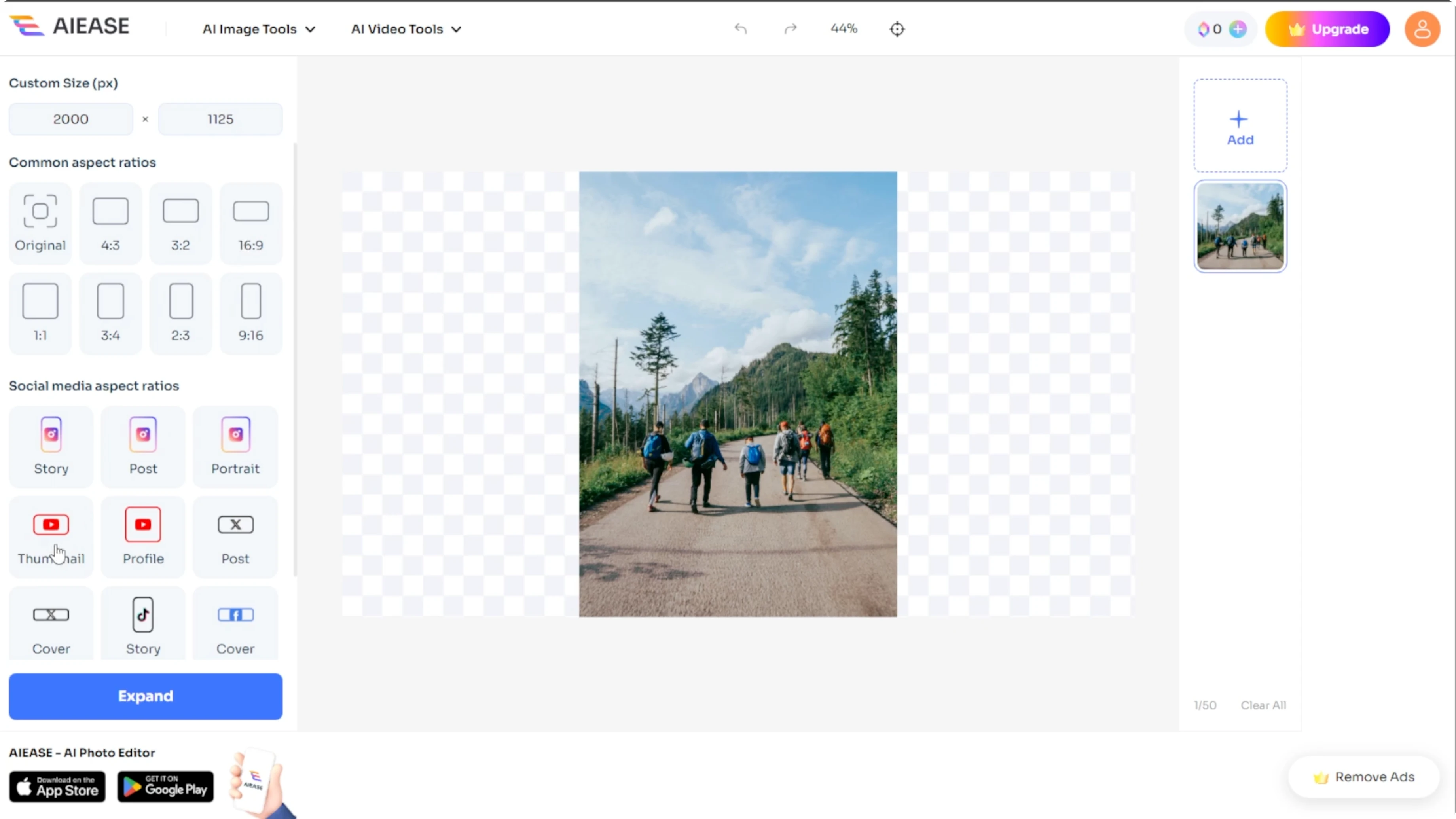 Screenshot from How to Extend and Expand Image Borders Seamlessly with AI? at 61s