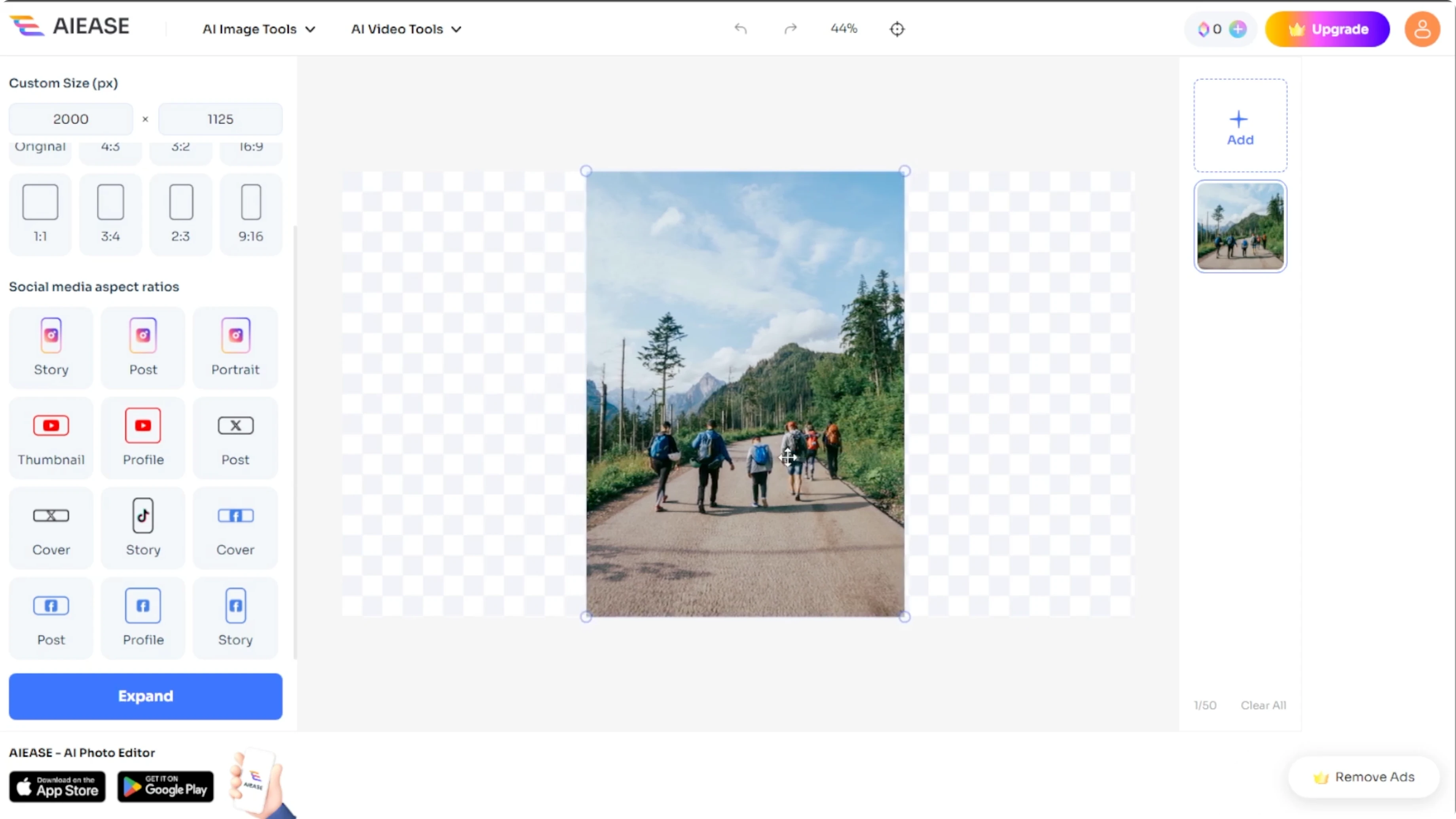 Screenshot from How to Extend and Expand Image Borders Seamlessly with AI? at 70s