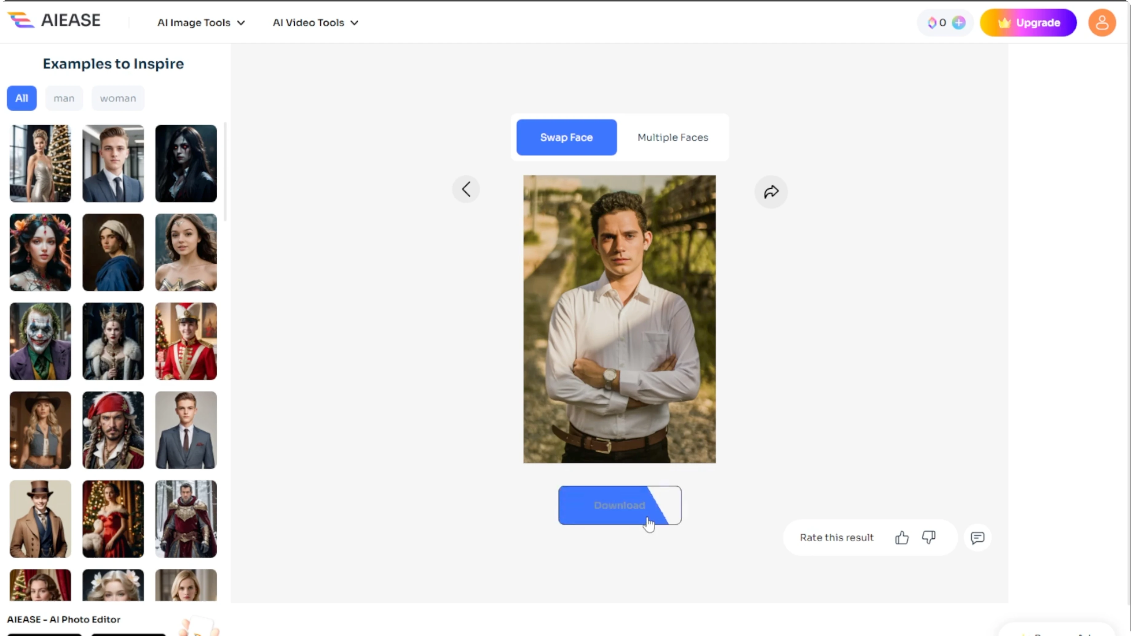 Screenshot from How to Seamlessly Swap and Blend Faces in Photos with AI? at 60s