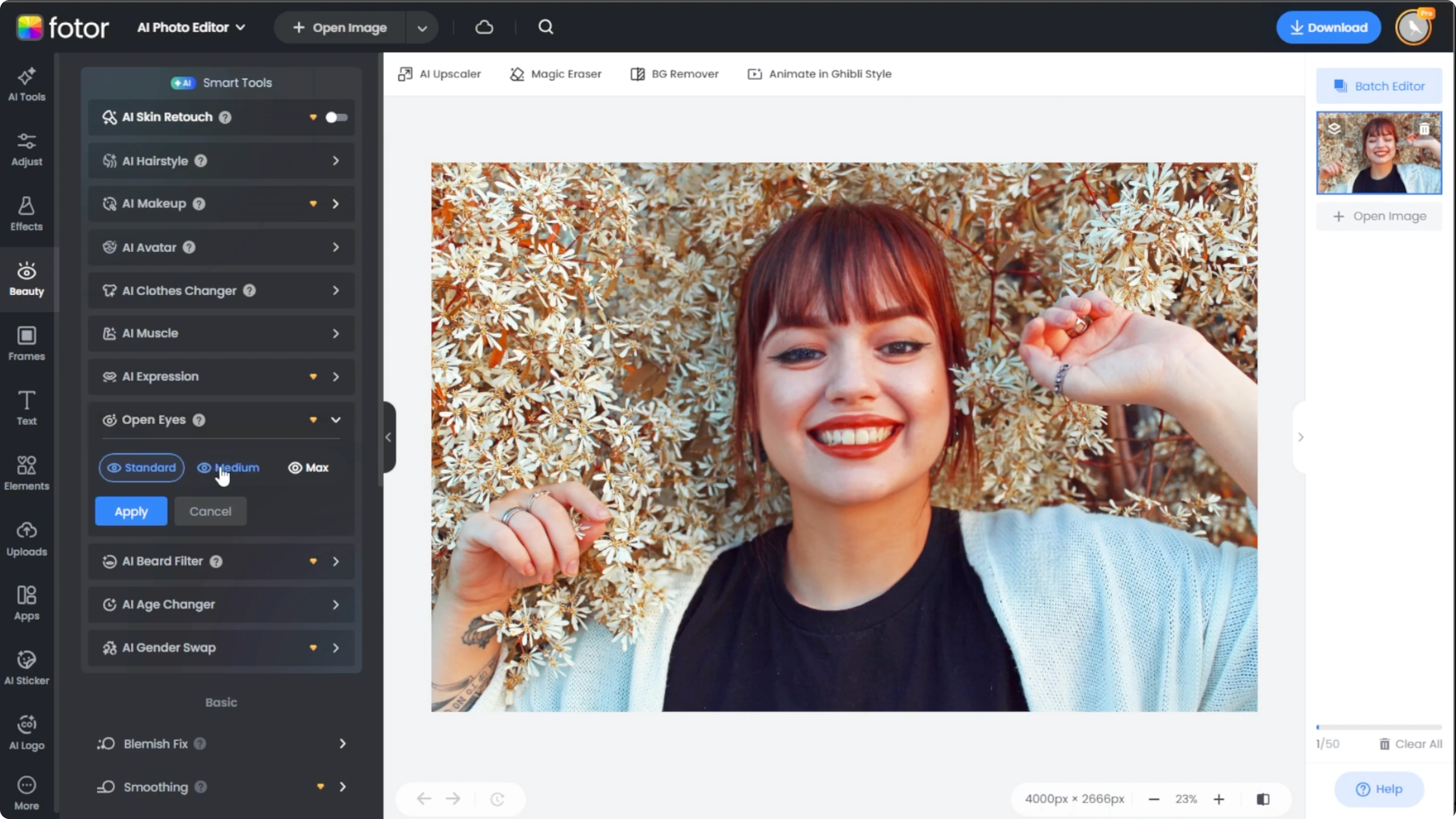 Screenshot from How AI Can Perfect Photos by Opening Closed Eyes Naturally? at 72s