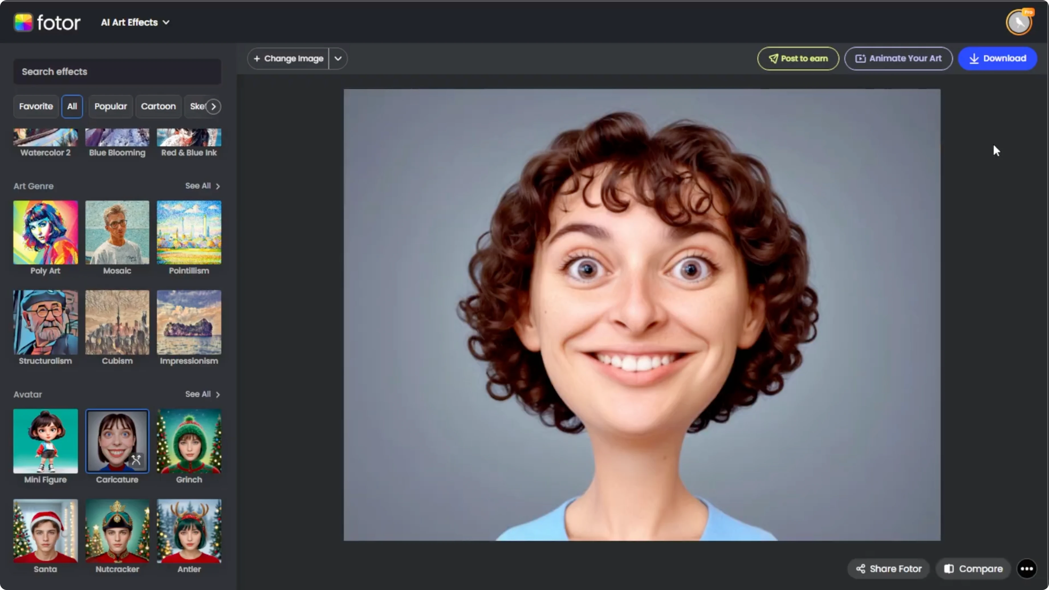 Screenshot from How to Turn Yourself into a Fun, Exaggerated Caricature with AI? at 139s