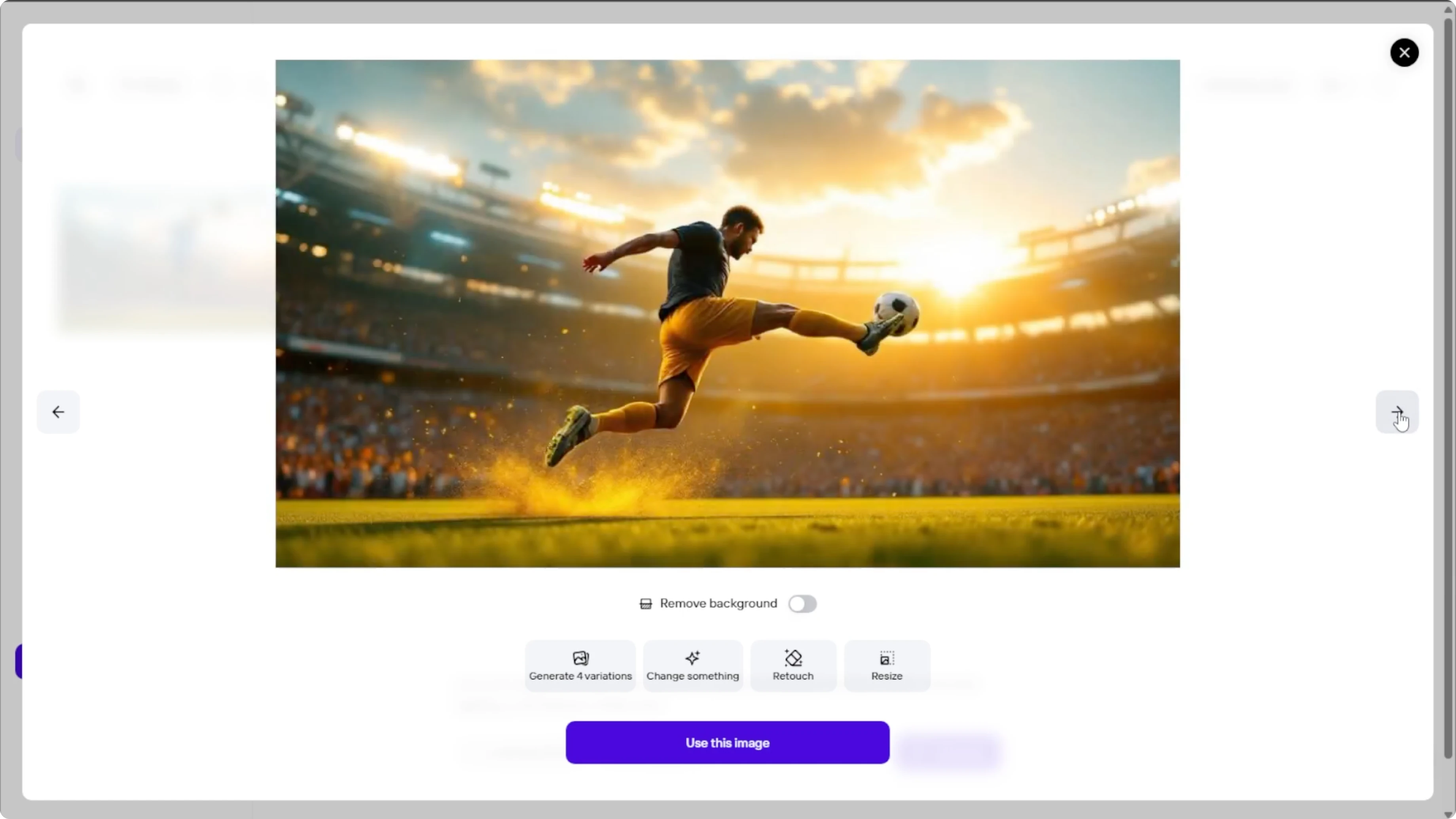 Screenshot from How to Create Dynamic and Action-Packed Sports Photos with AI? at 109s