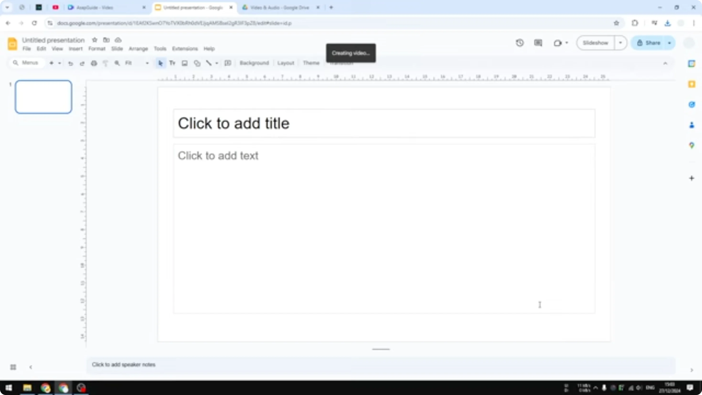 Screenshot from How to Insert Canva Video in Google Slides at 133s
