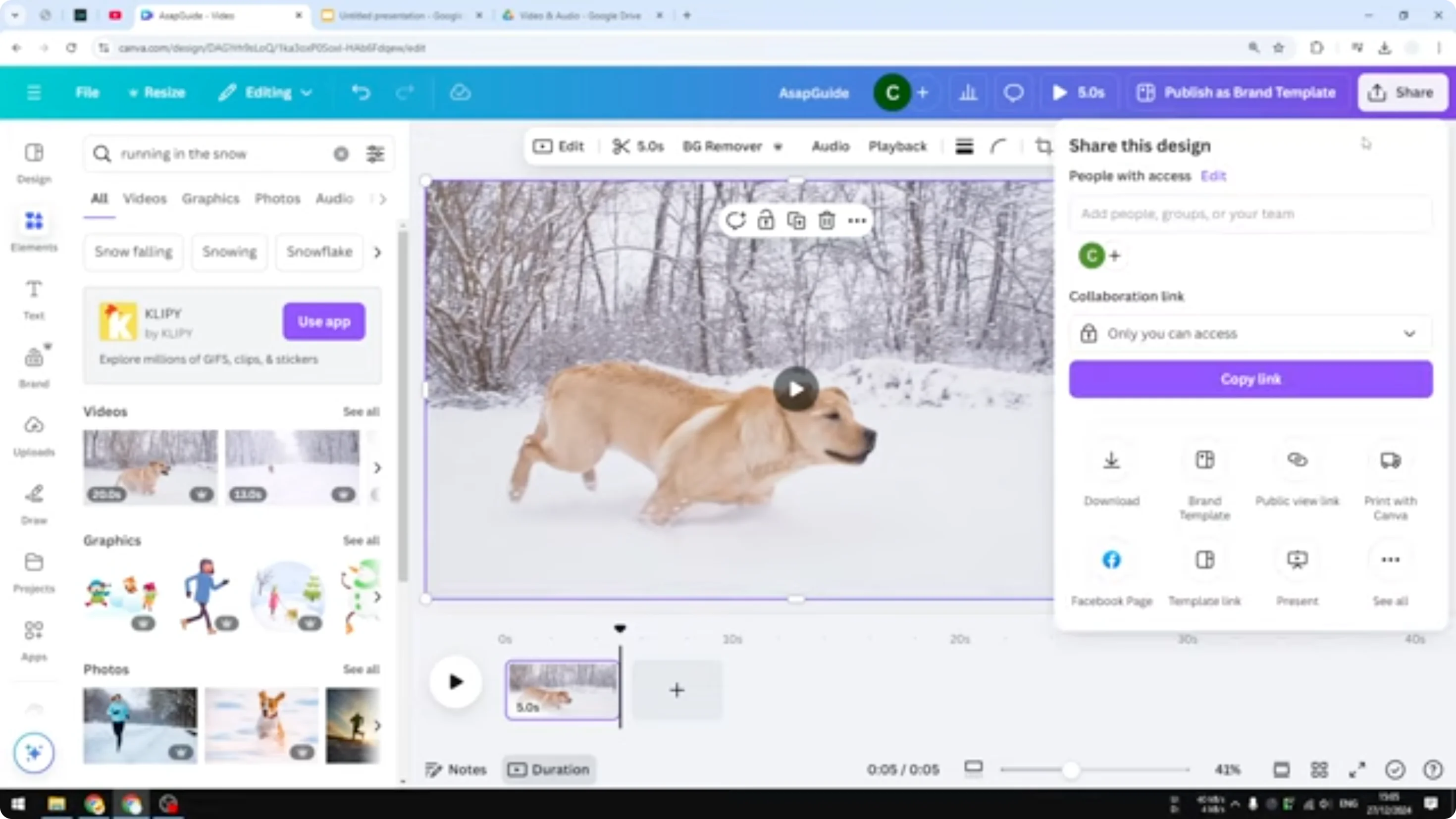 Screenshot from How to Insert Canva Video in Google Slides at 195s