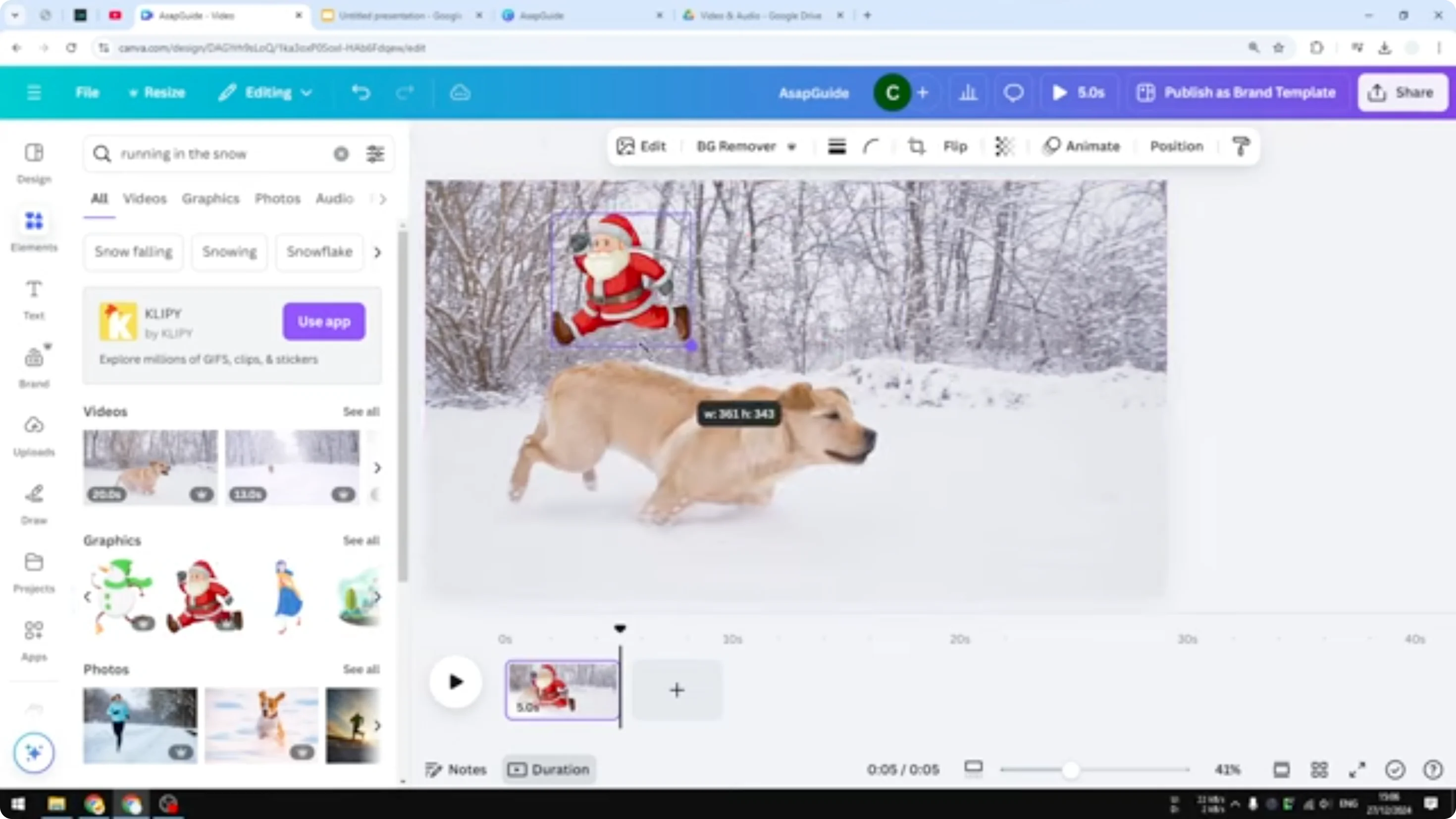 Screenshot from How to Insert Canva Video in Google Slides at 270s