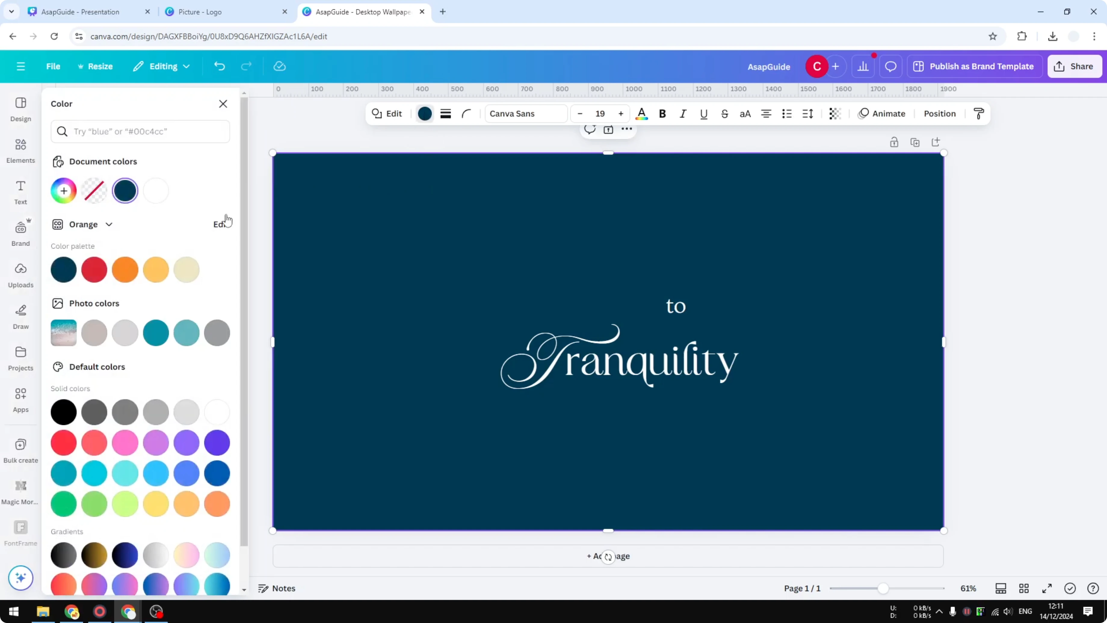 Screenshot from How to Make a Transparent Overlay in Canva at 95s