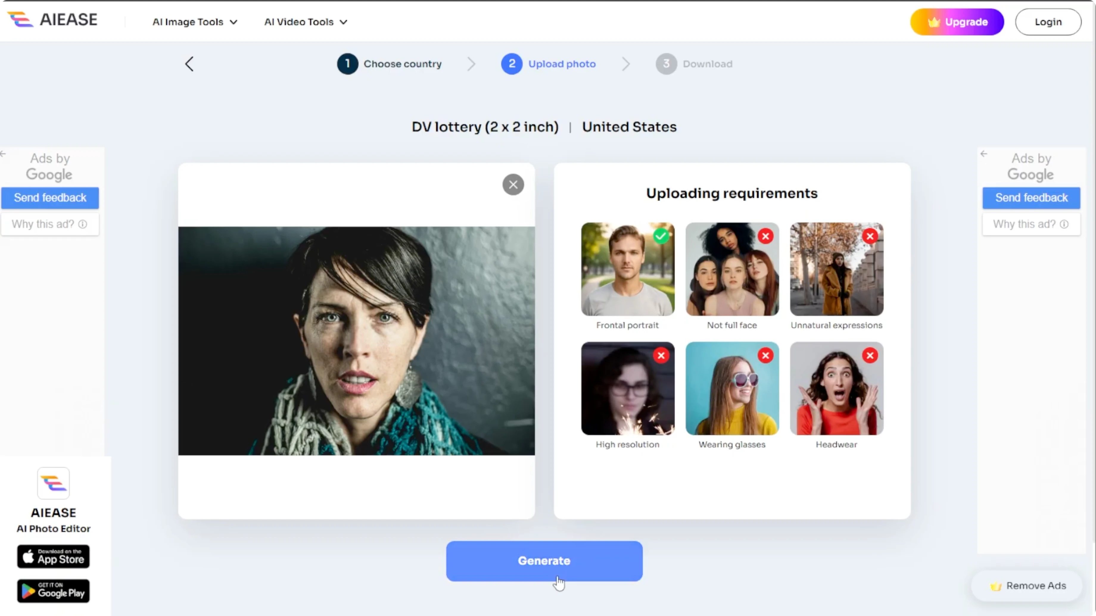Screenshot from How to Generate Official and Compliant Passport Photos with AI? at 75s