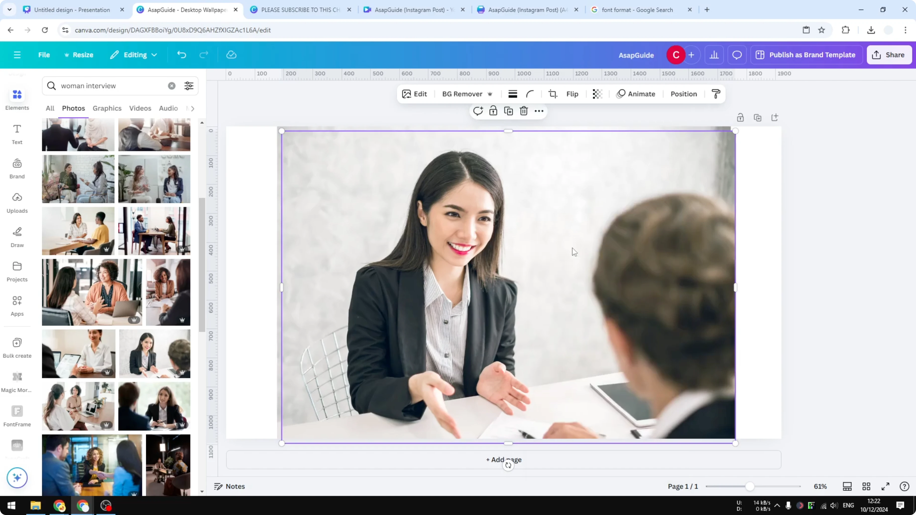 Screenshot from How to Pixelate an Image in Canva at 42s