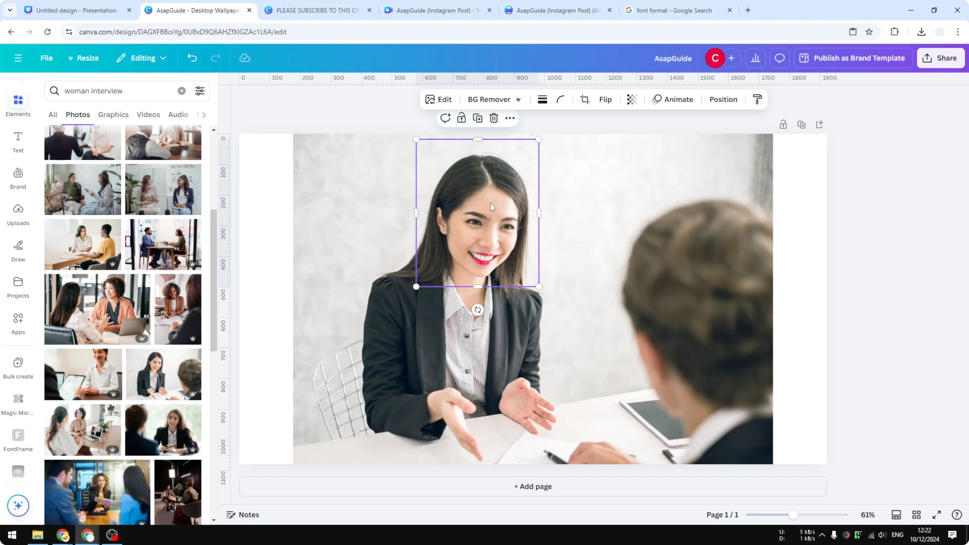 Screenshot from How to Pixelate an Image in Canva at 75s