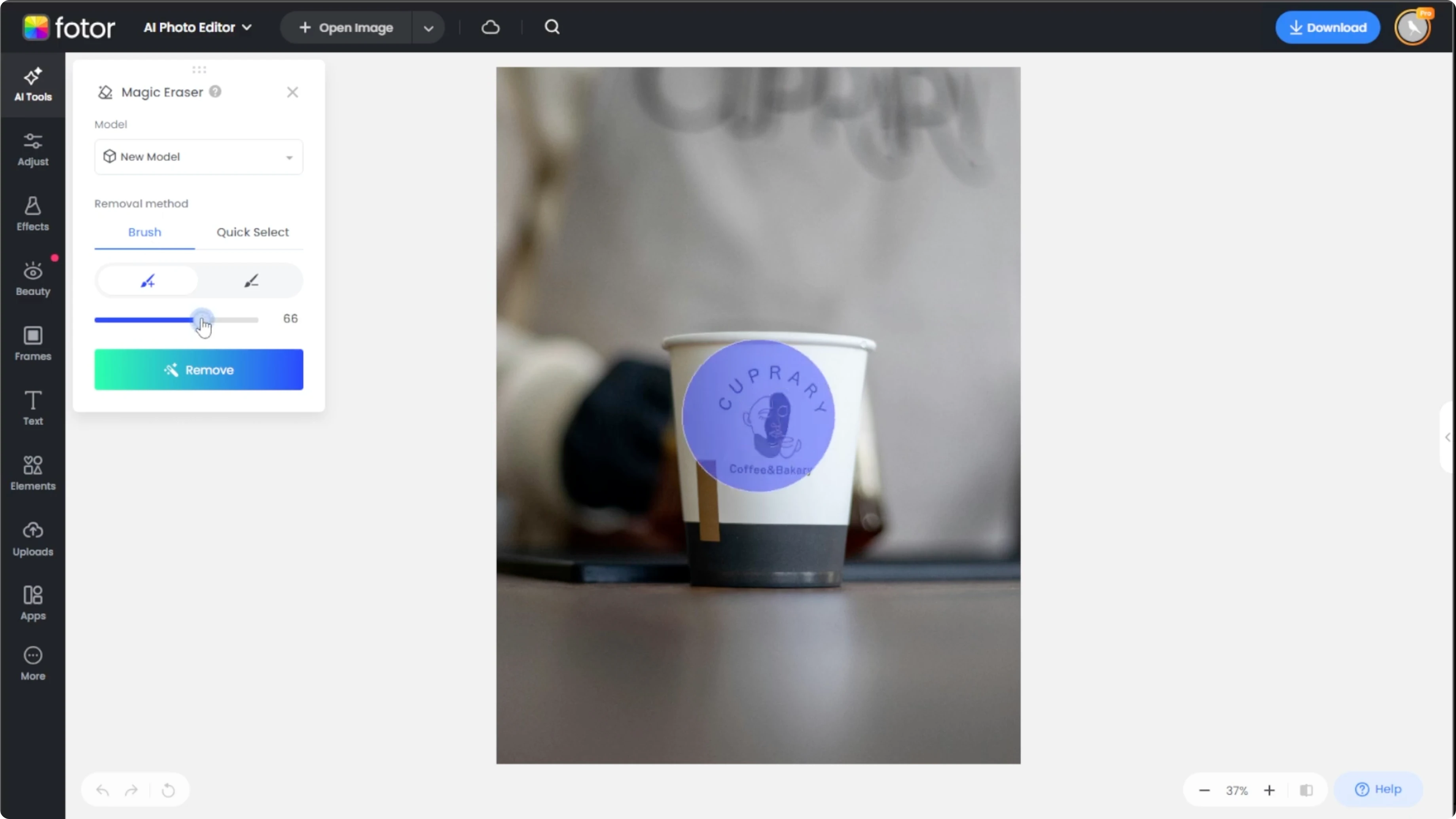 Screenshot from How to Clean and Erase Logos from Your Images with AI? at 61s