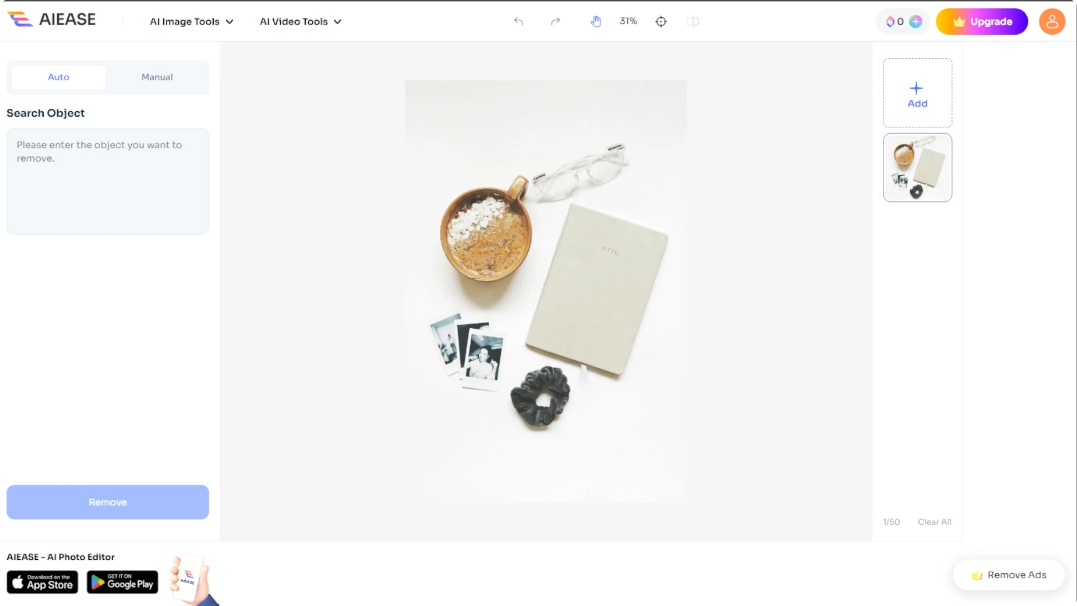 Screenshot from How to Erase and Clean Up Unwanted Objects from Photos with AI? at 55s