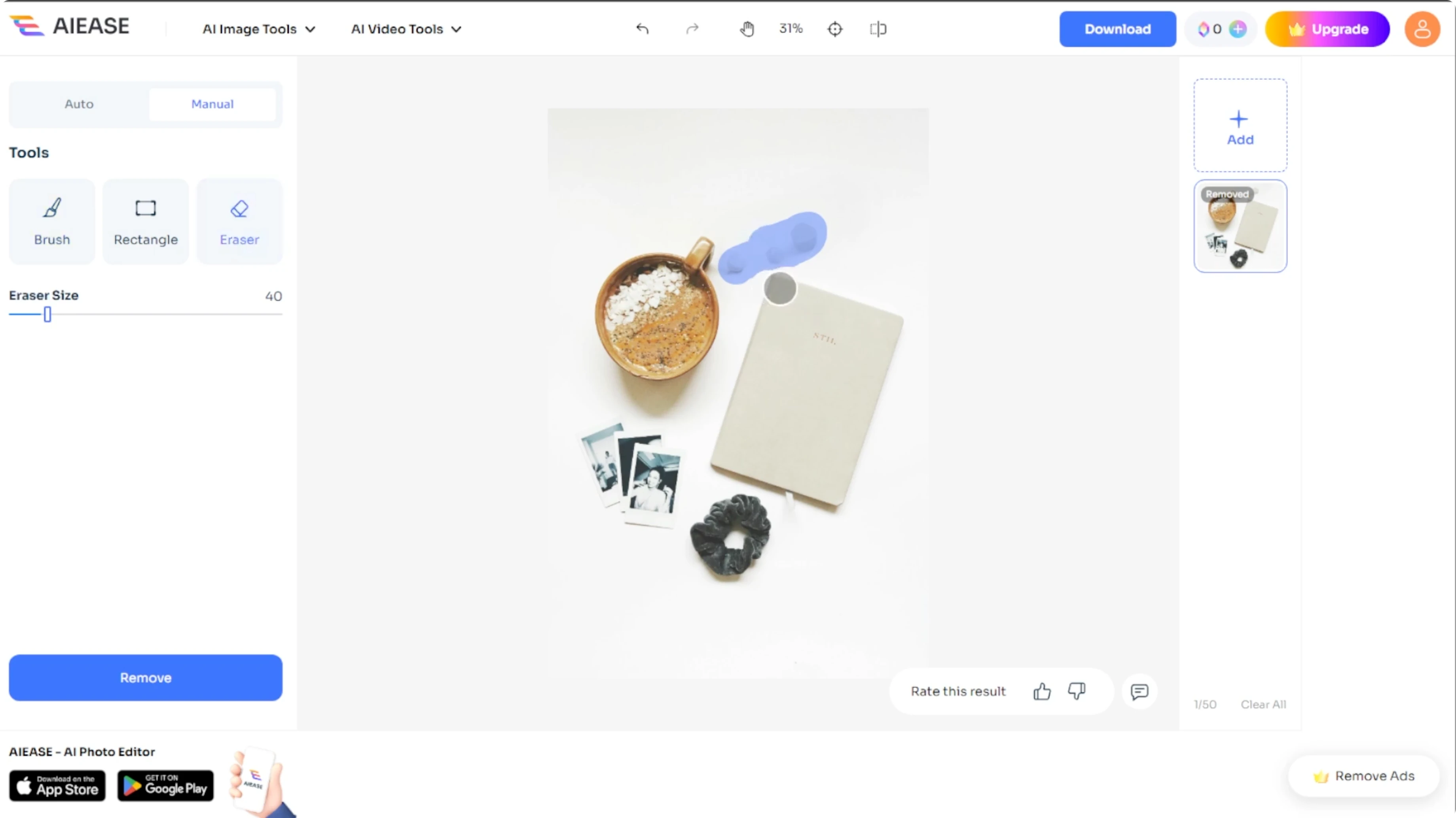 Screenshot from How to Erase and Clean Up Unwanted Objects from Photos with AI? at 93s