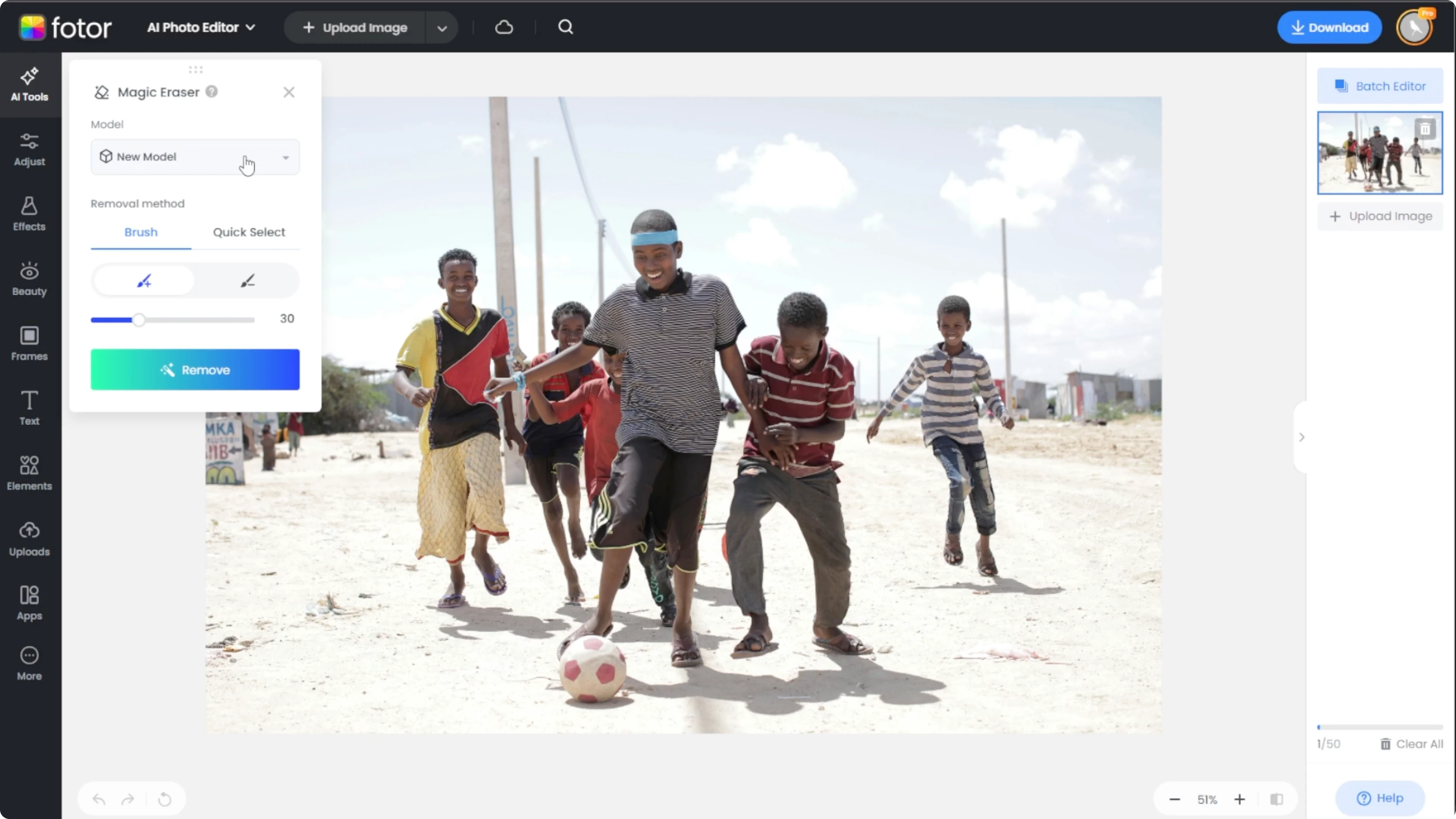 Screenshot from How to Clean Up Group Photos by Erasing Unwanted People with AI? at 55s
