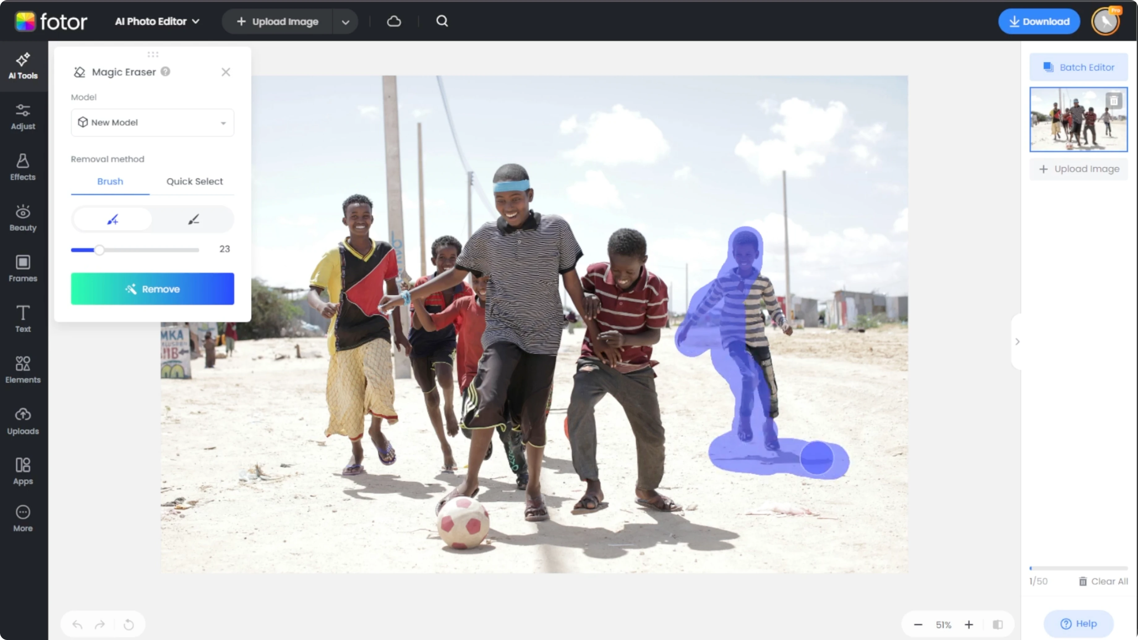 Screenshot from How to Clean Up Group Photos by Erasing Unwanted People with AI? at 72s