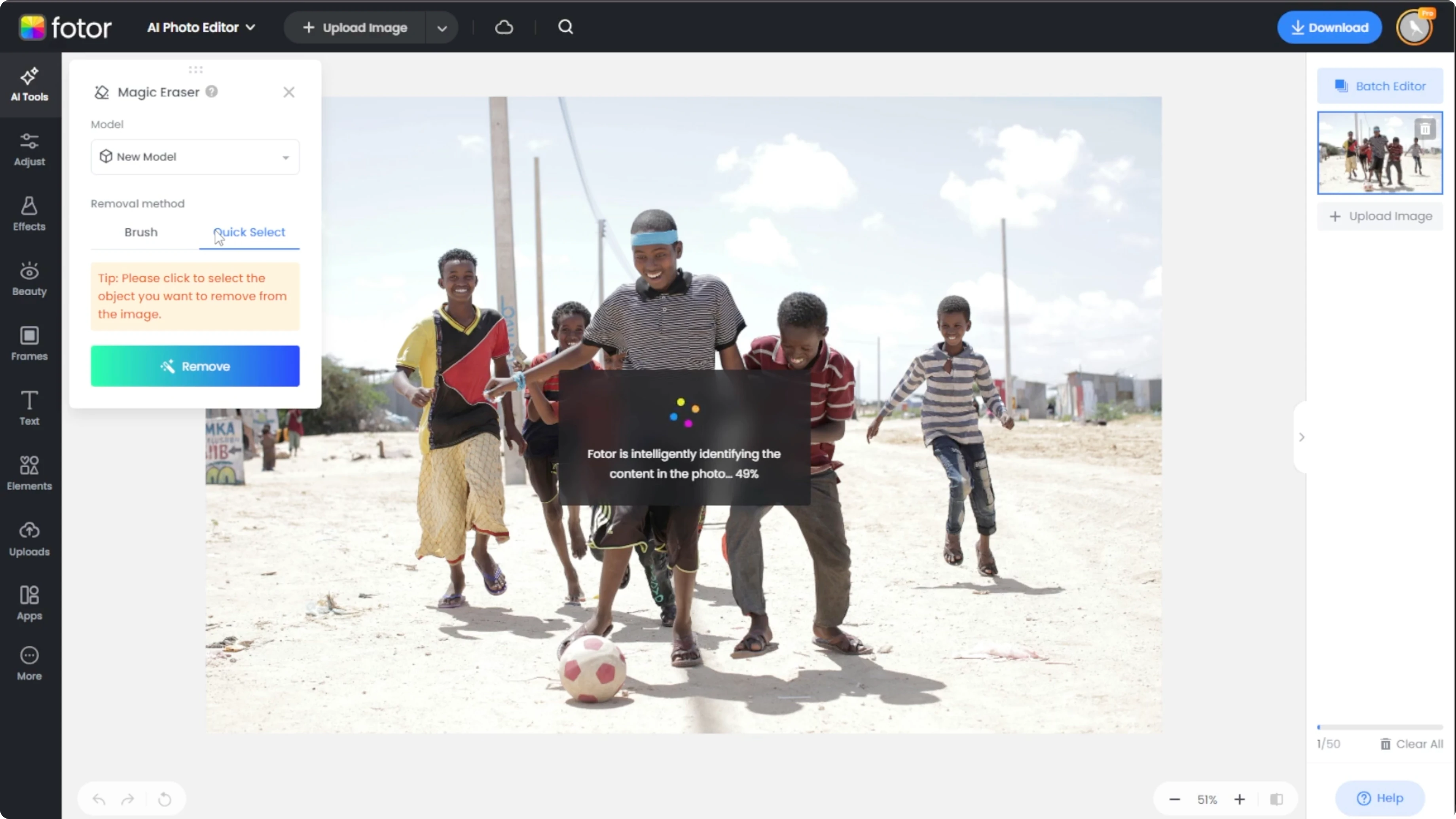 Screenshot from How to Clean Up Group Photos by Erasing Unwanted People with AI? at 83s