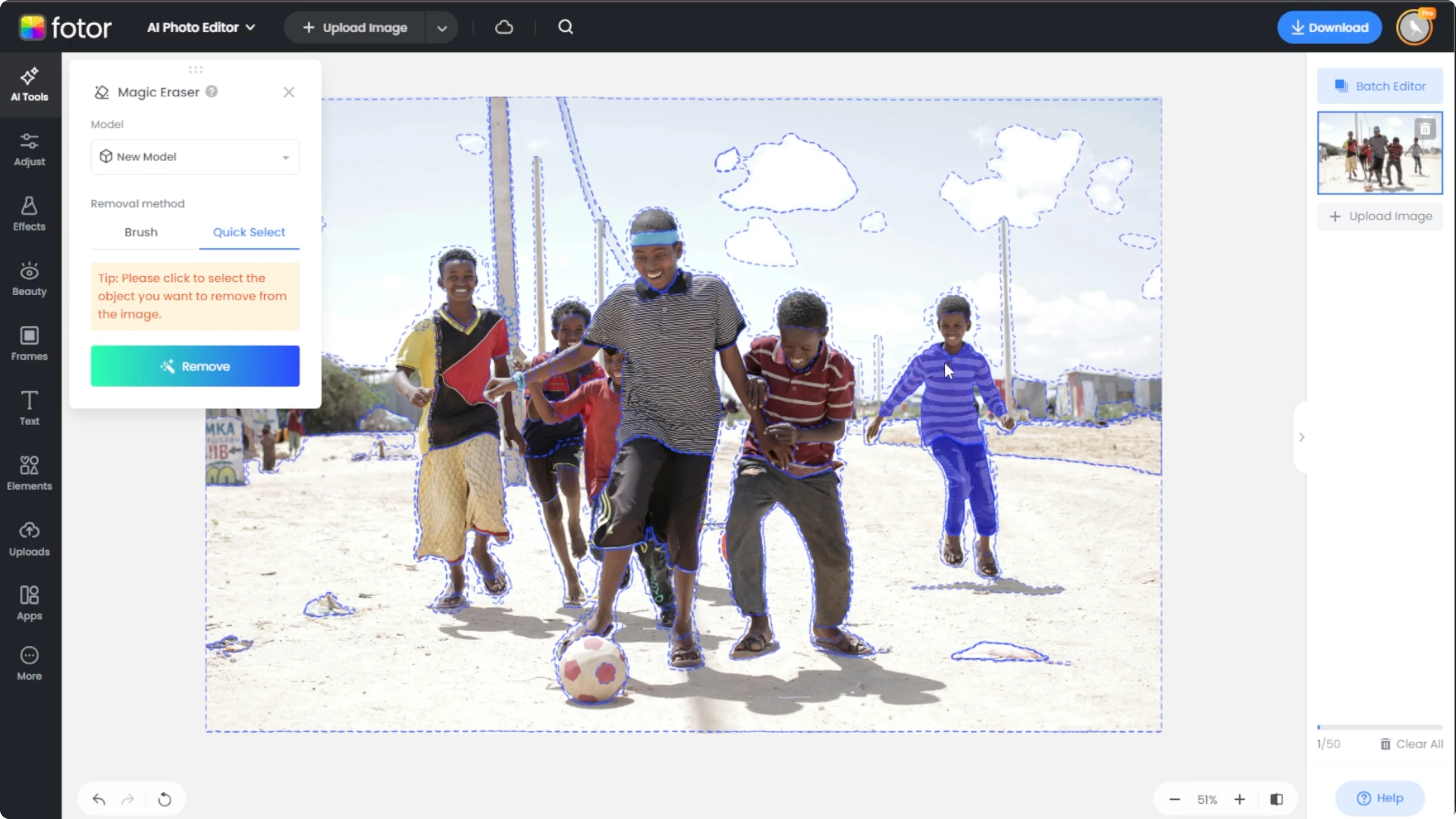Screenshot from How to Clean Up Group Photos by Erasing Unwanted People with AI? at 96s