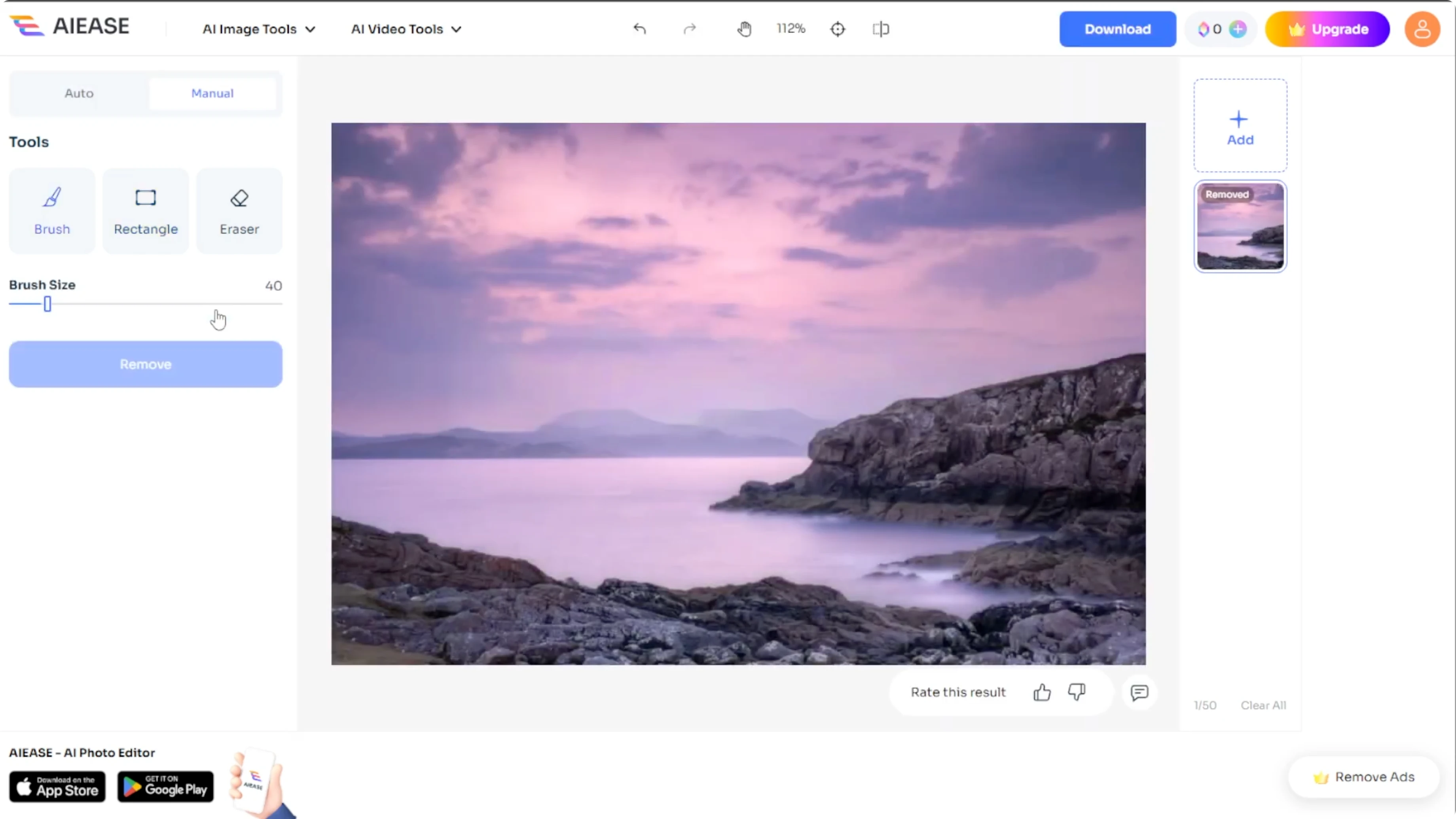 Screenshot from How to Remove Watermarks from Photos Cleanly and Efficiently with AI? at 119s