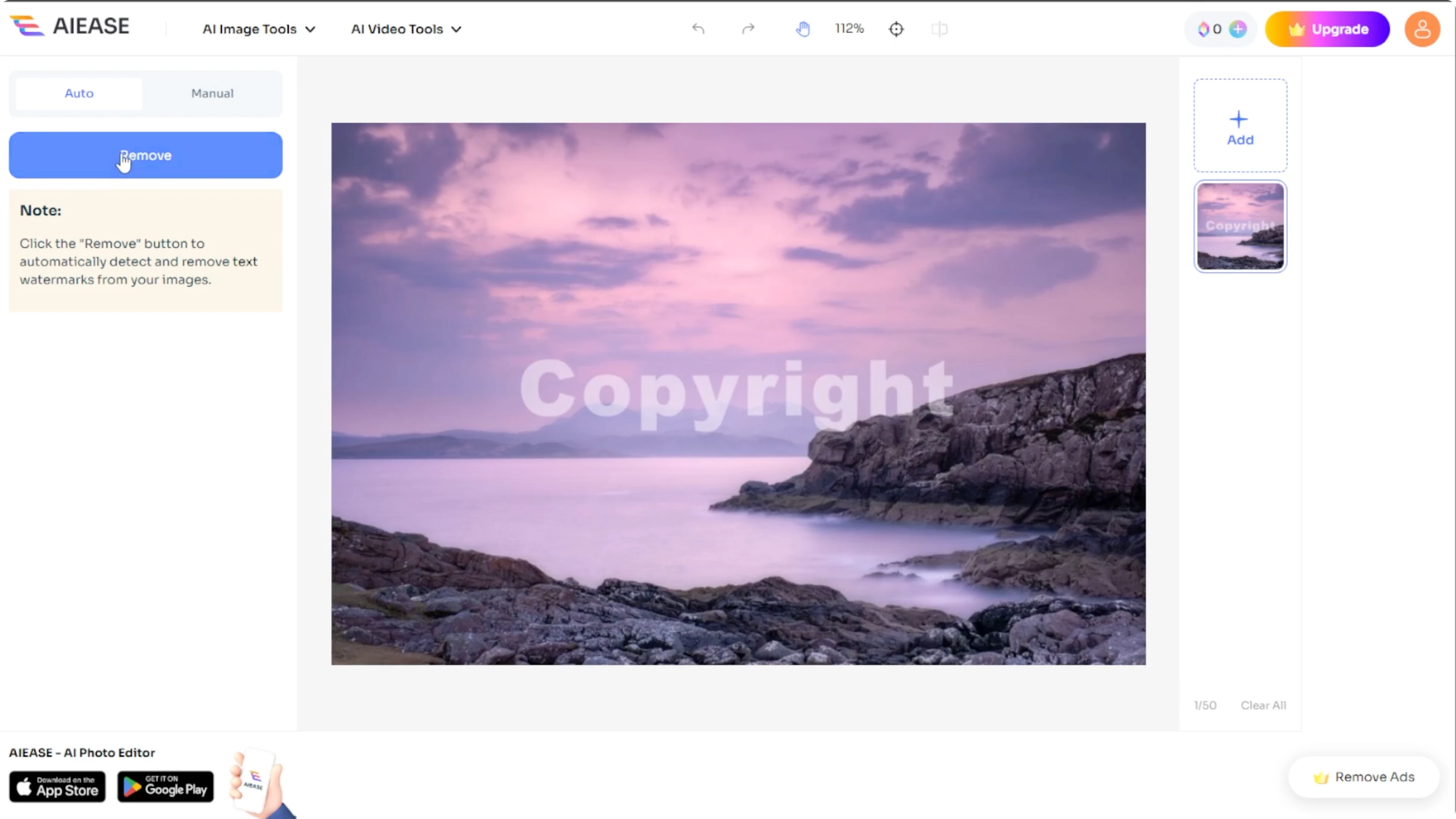 Screenshot from How to Remove Watermarks from Photos Cleanly and Efficiently with AI? at 65s