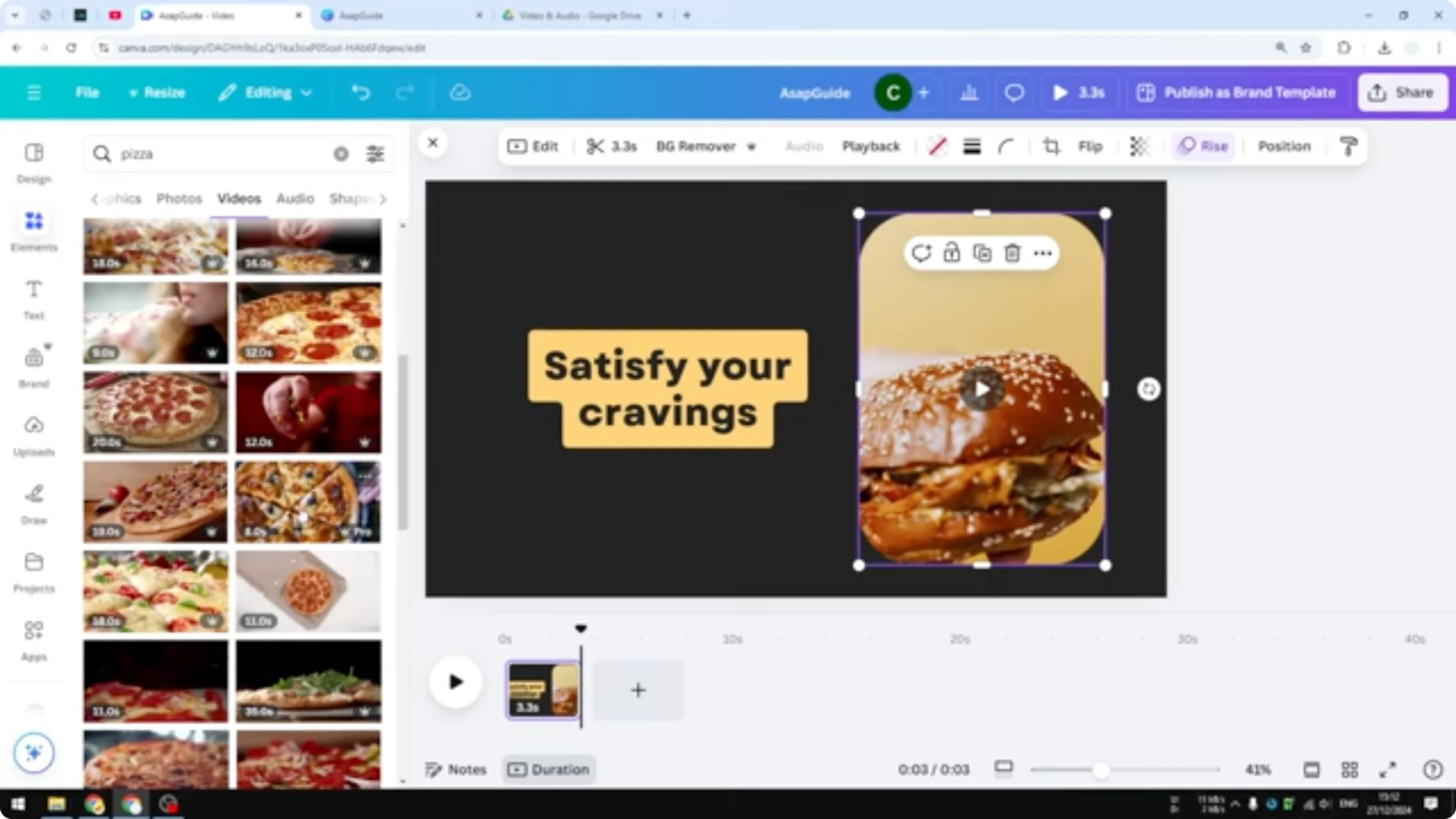Screenshot from How to Replace a Video with Another in Canva at 73s
