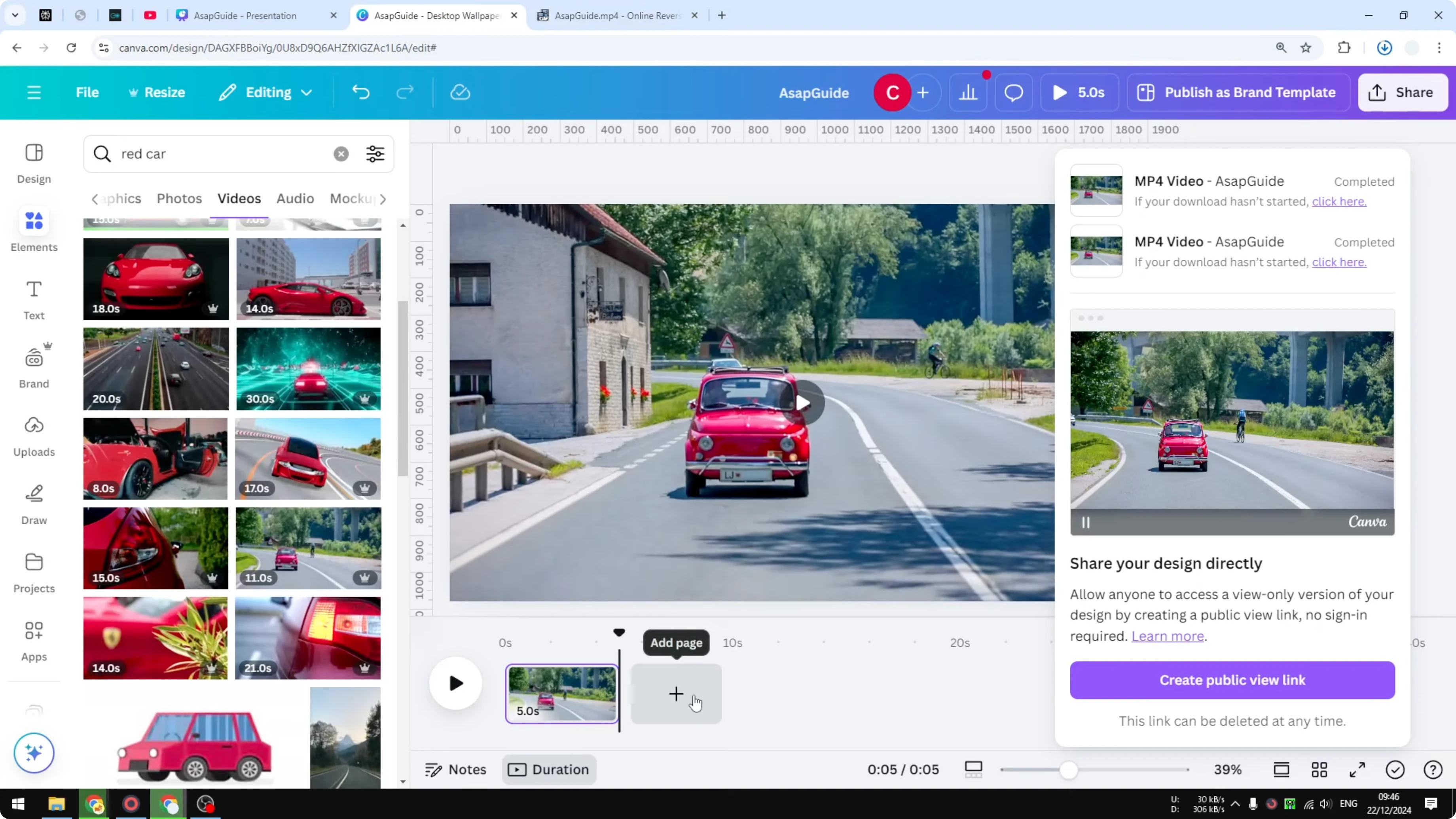Screenshot from How to Reverse a Video in Canva? at 149s