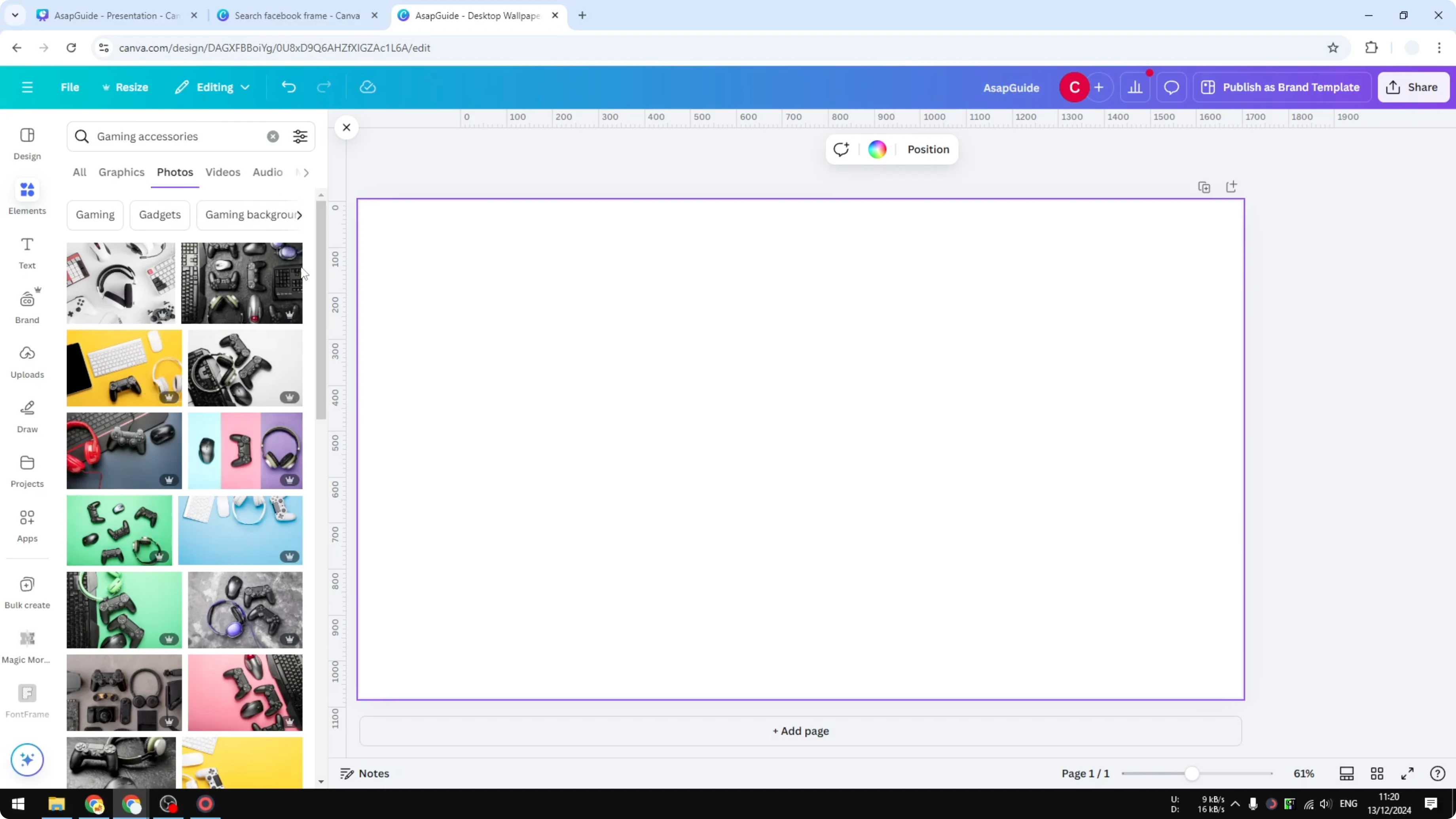 Screenshot from How to Search Free Elements in Canva at 65s