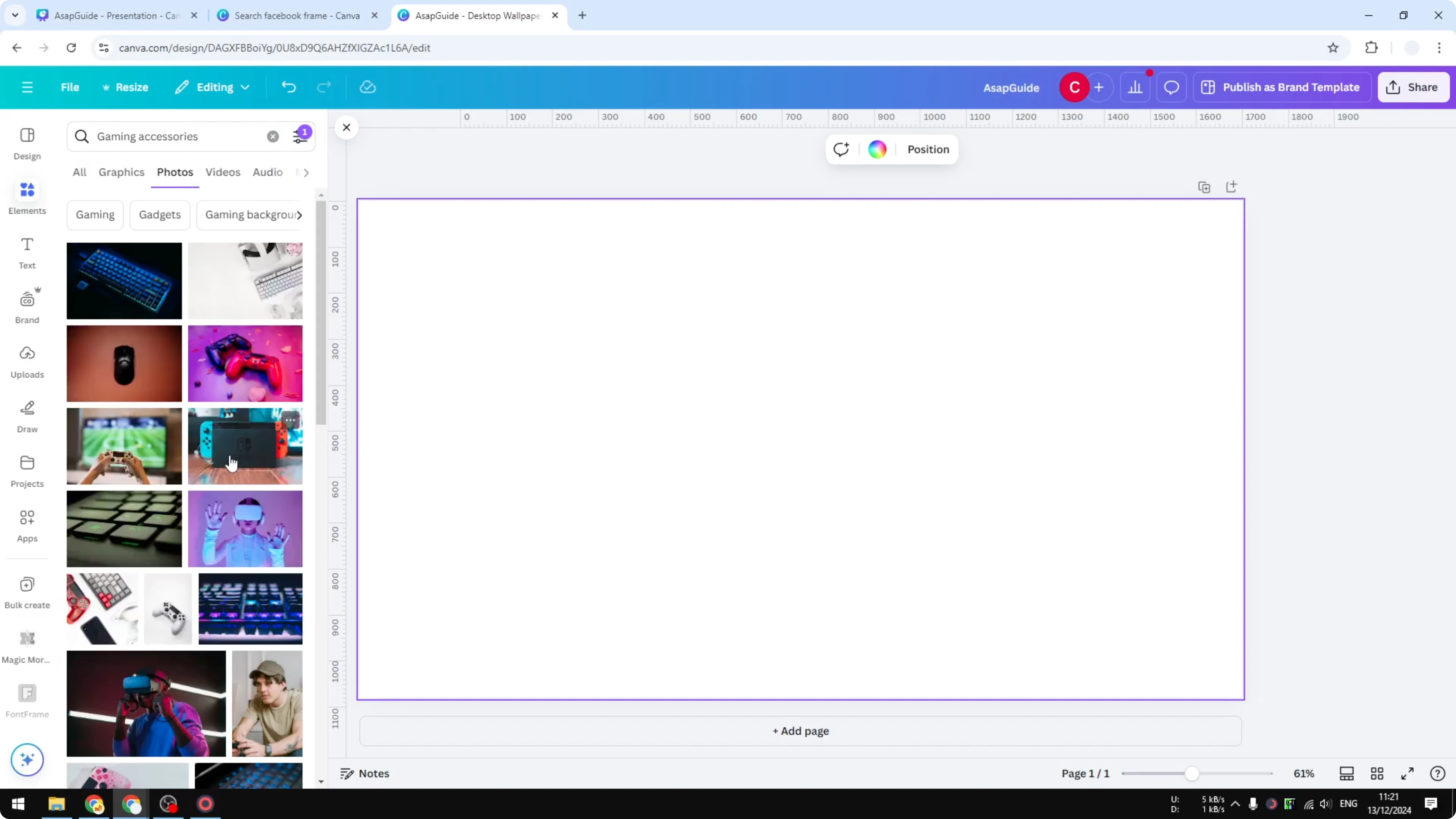 Screenshot from How to Search Free Elements in Canva at 78s