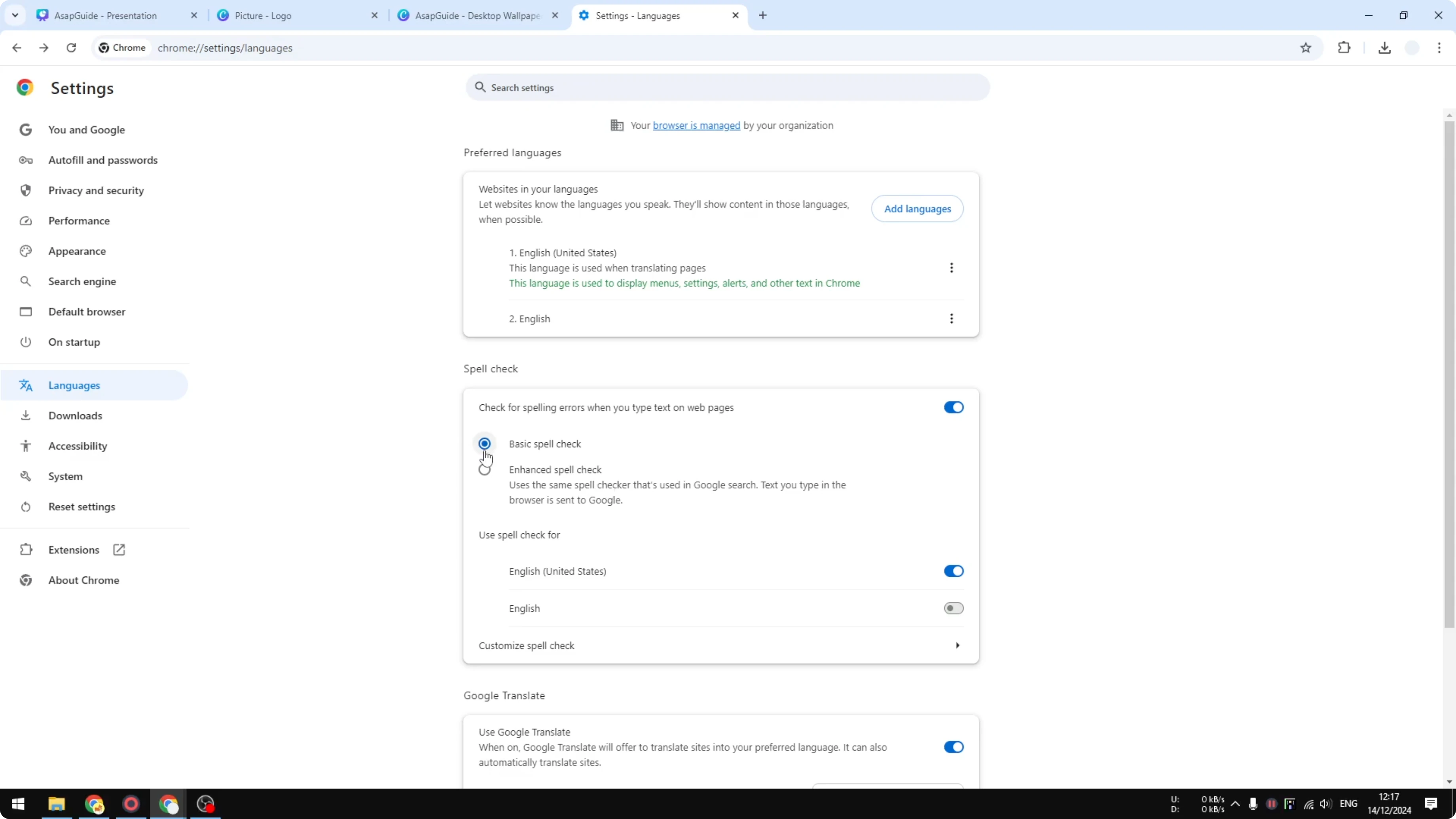 Screenshot from How To Spell Check In Canva at 84s