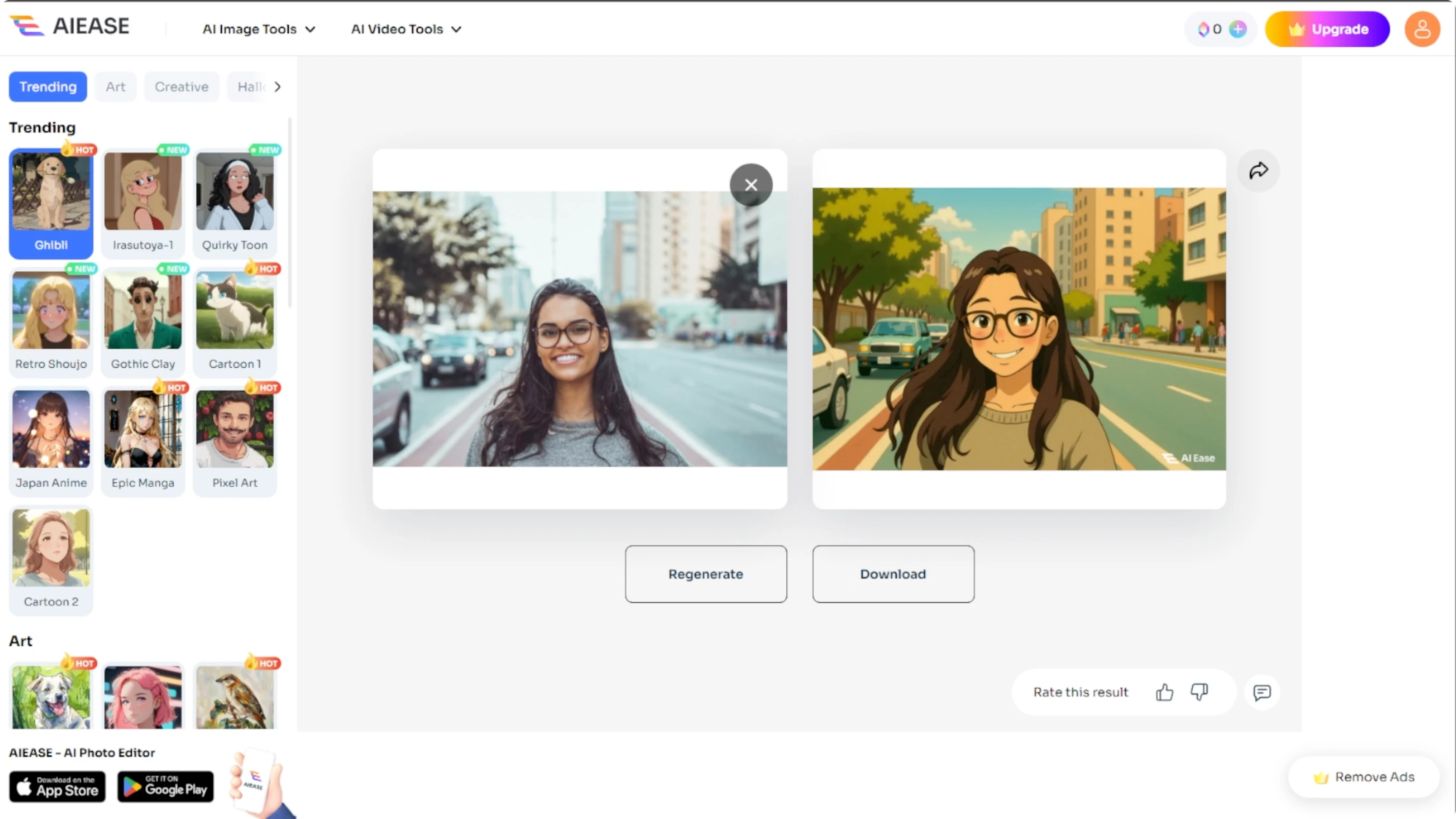 Screenshot from How to Visualize Yourself as a Cartoon Character with AI? at 81s