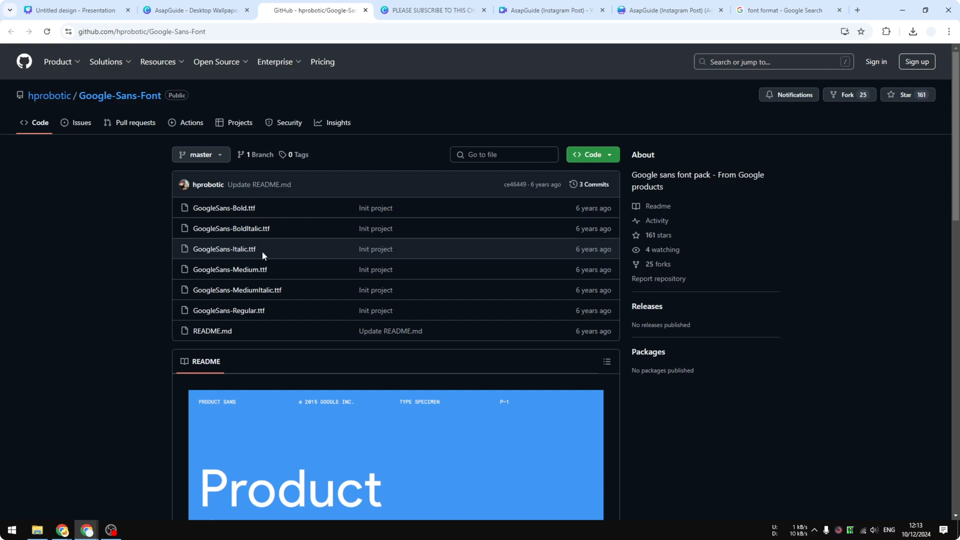 Screenshot from How to Upload Your Own Font to Canva at 46s