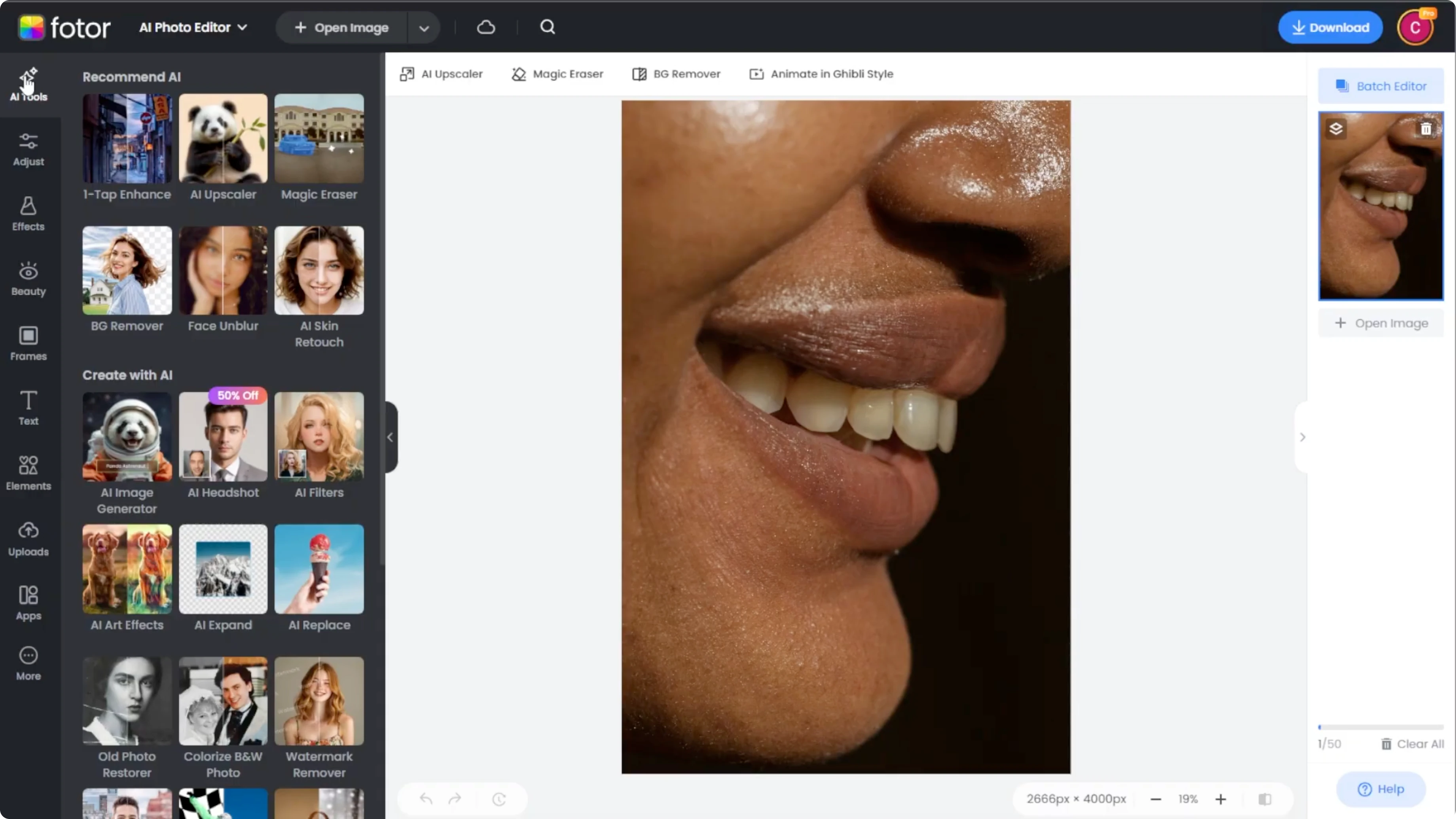 Screenshot from How to Whiten Teeth and Brighten Your Smile Naturally with AI? at 30s