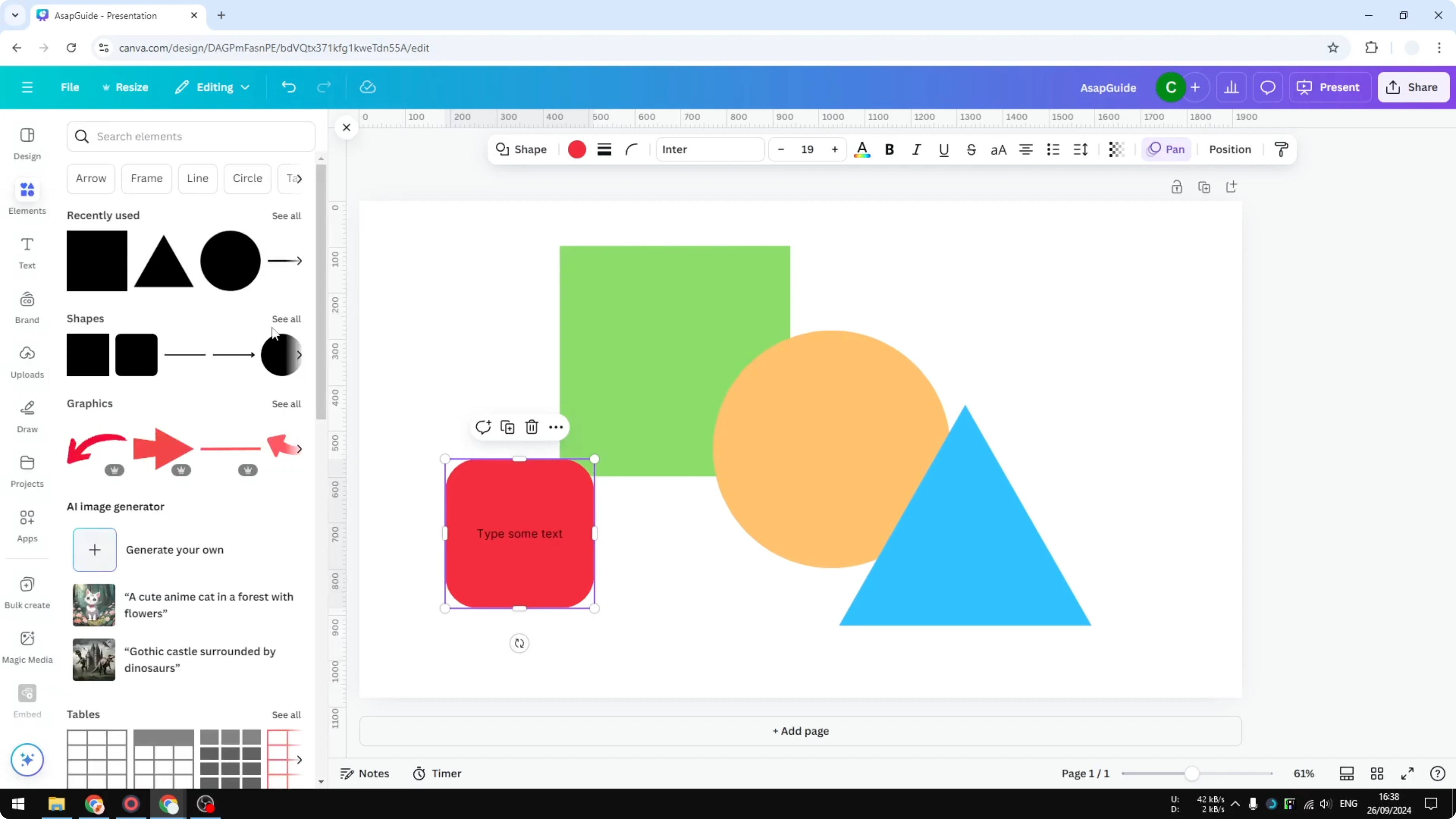 Screenshot from How to Insert Shapes in Canva at 156s