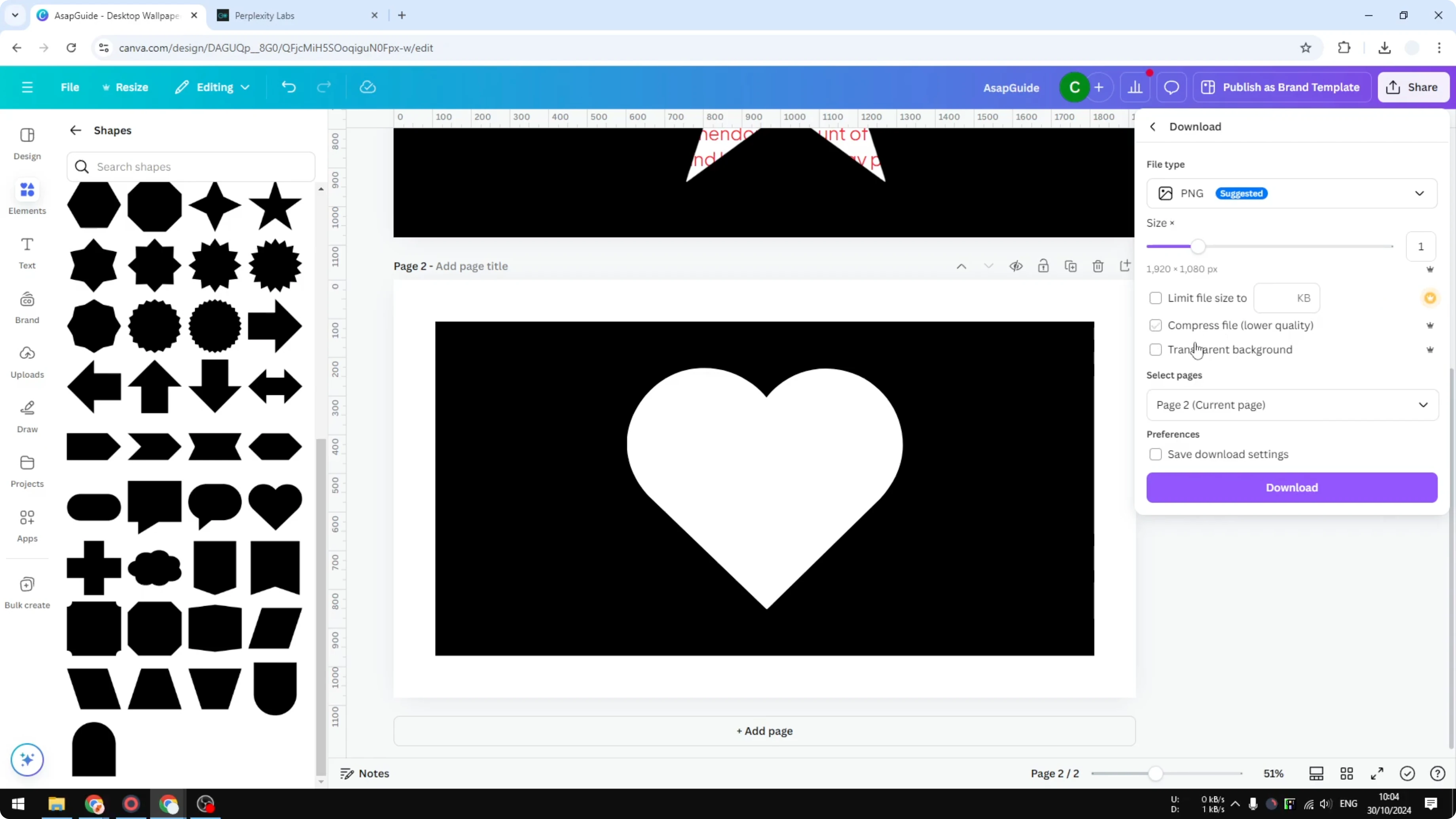 Screenshot from How to Insert Text to a Shape in Canva at 101s