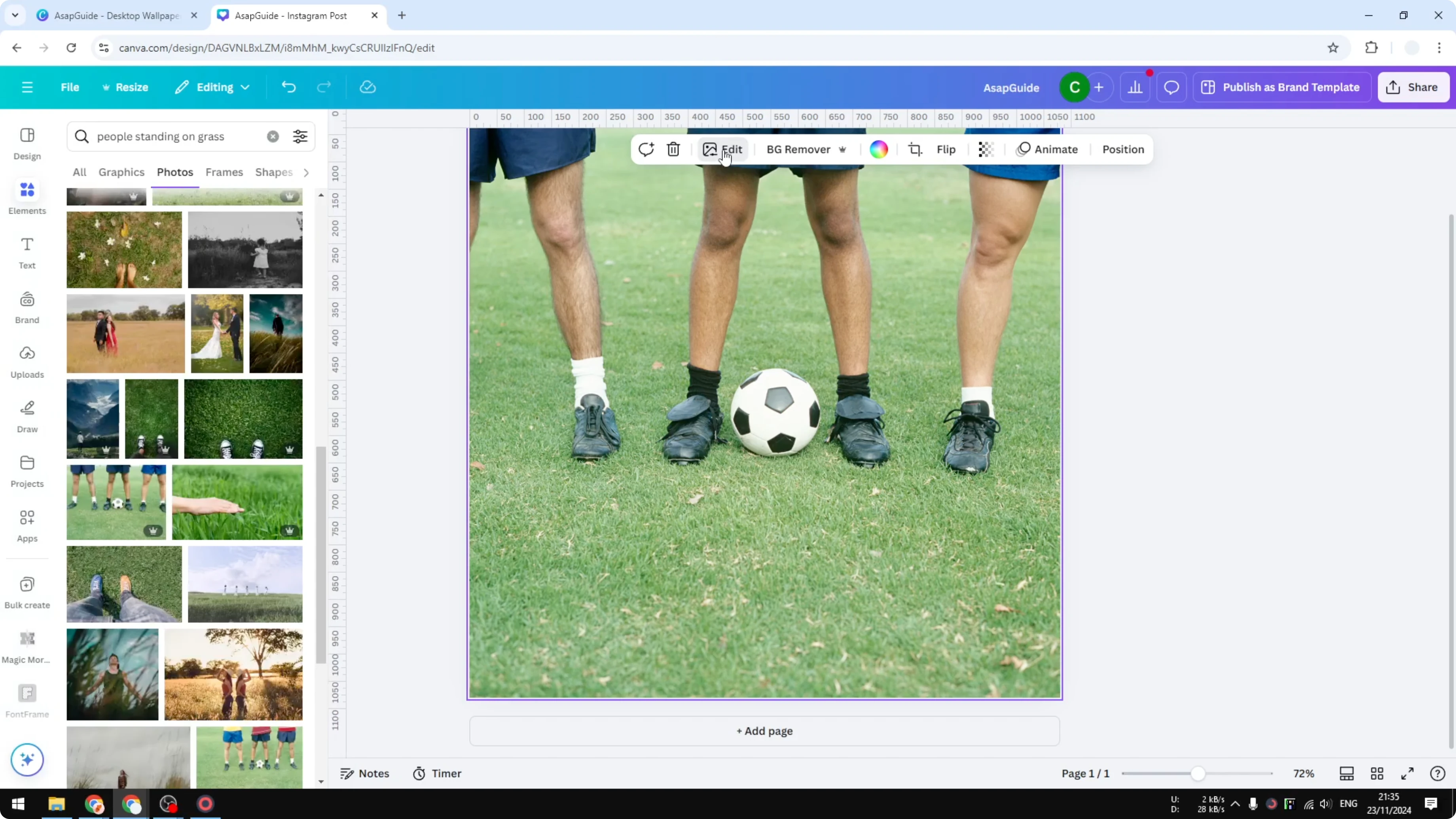 Screenshot from How to Use the Magic Eraser in Canva at 163s