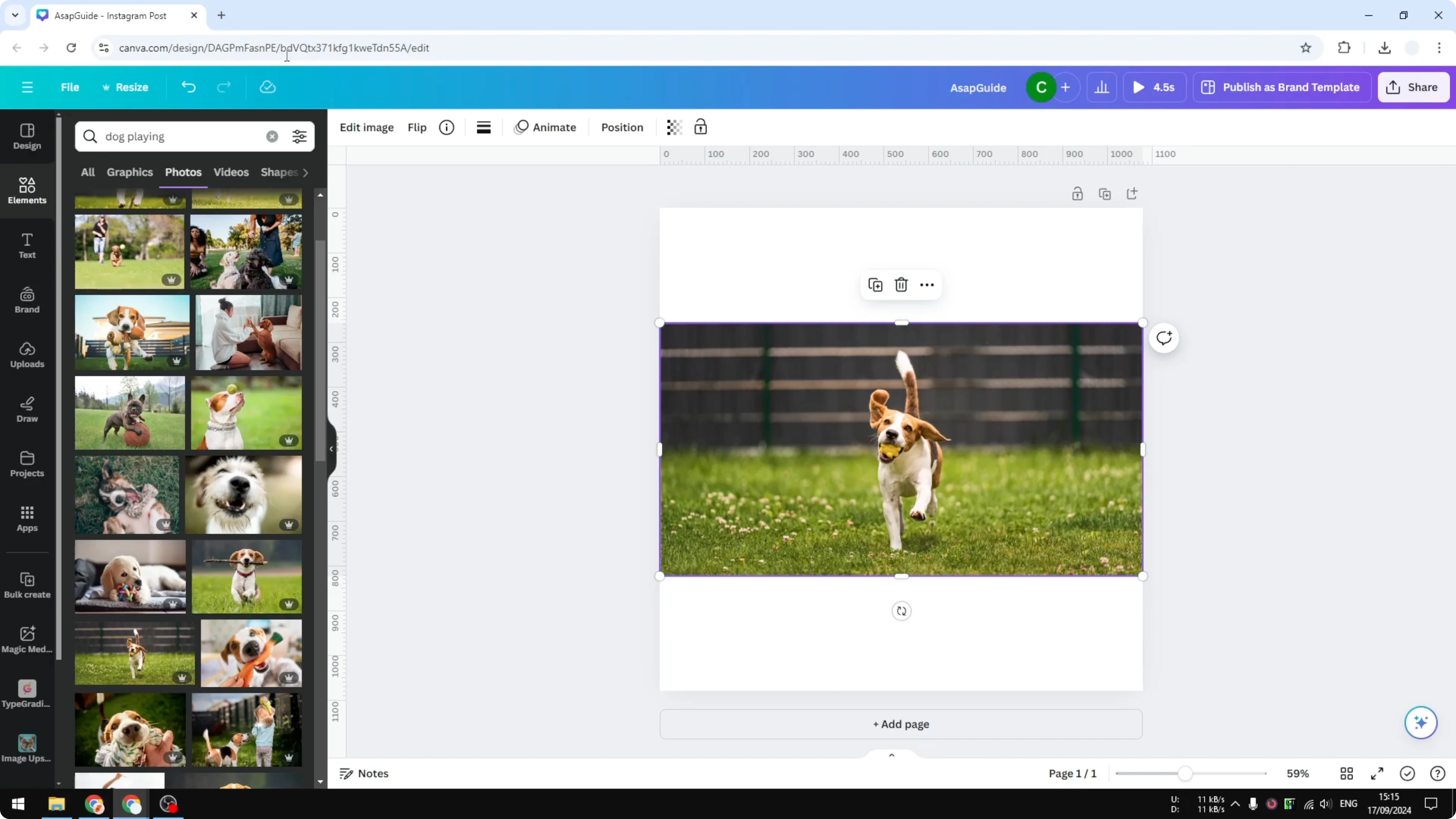 Screenshot from How to Use Magic Expand in Canva at 42s