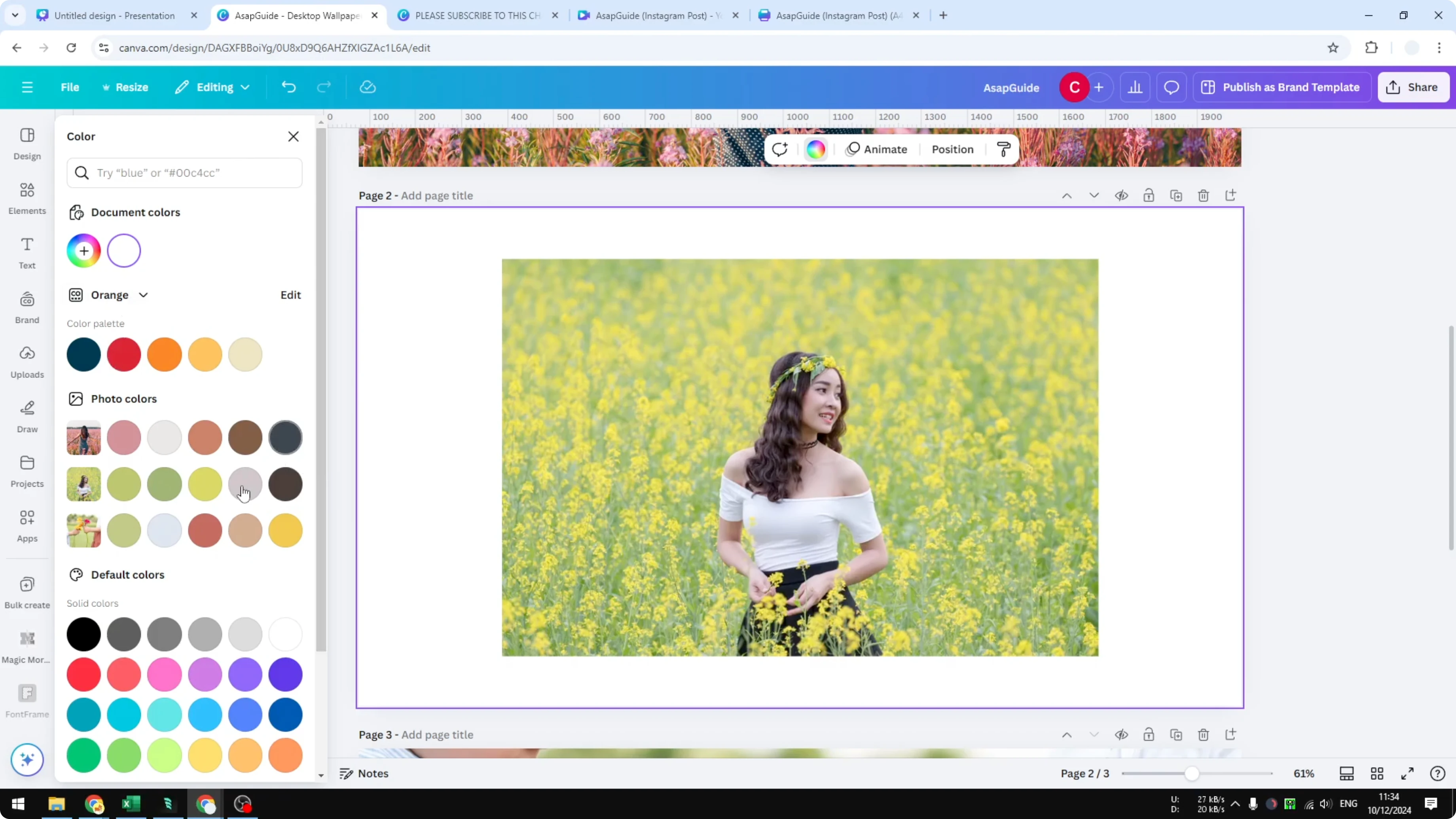 Screenshot from How to Make an Image White in Canva at 30s