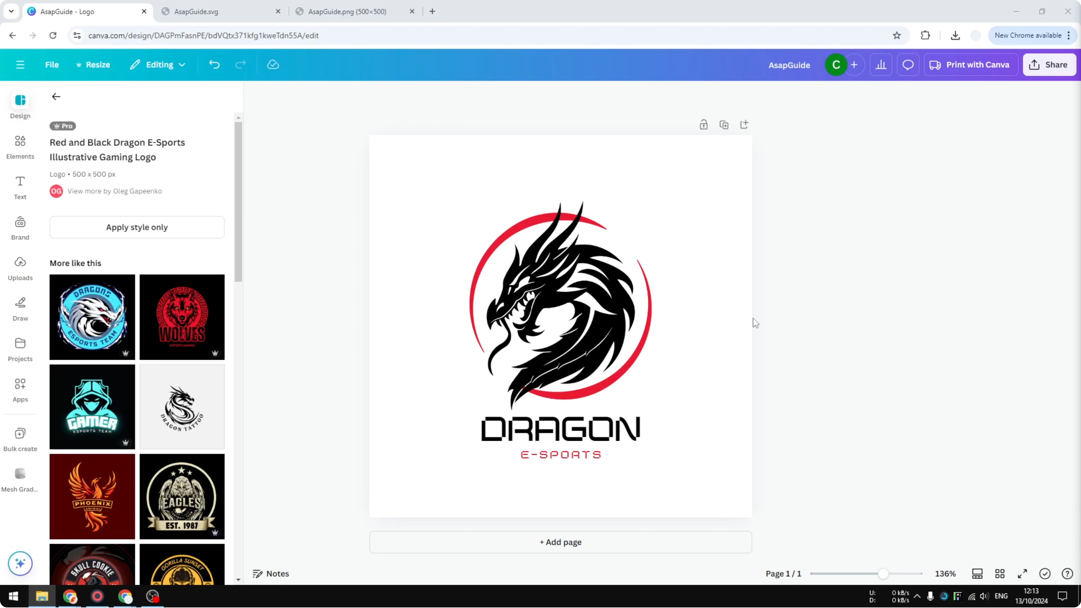 Screenshot from How to Make Logo Look Sharp in Canva at 29s