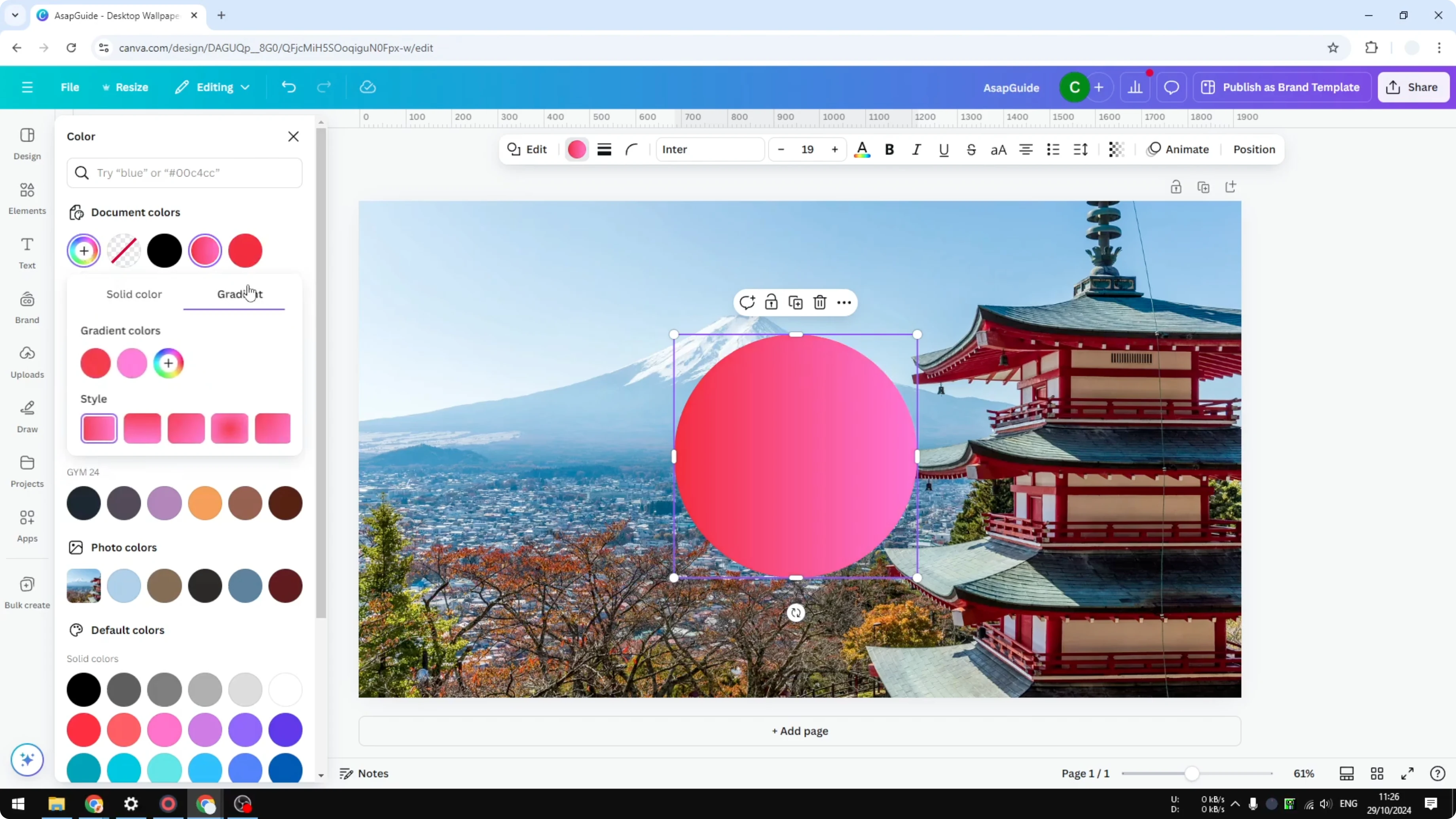Screenshot from How to Make a Shape Transparent in Canva at 52s