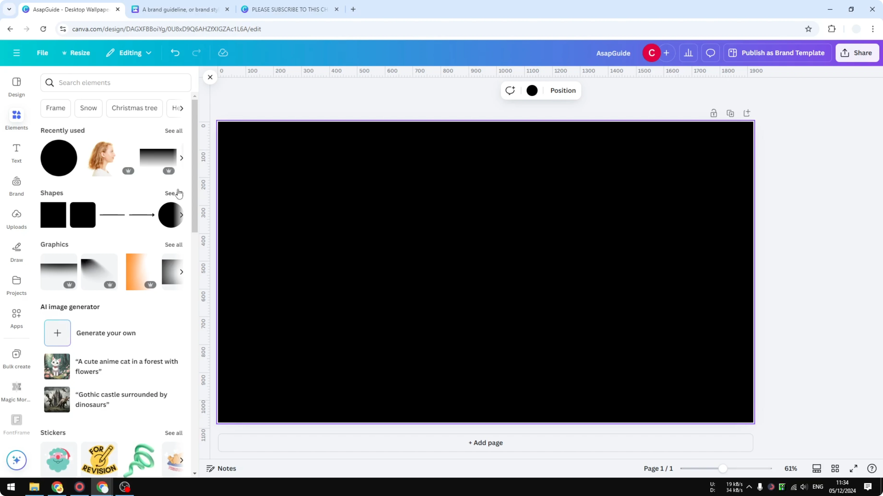 Screenshot from How to Make a Silhouette in Canva at 33s