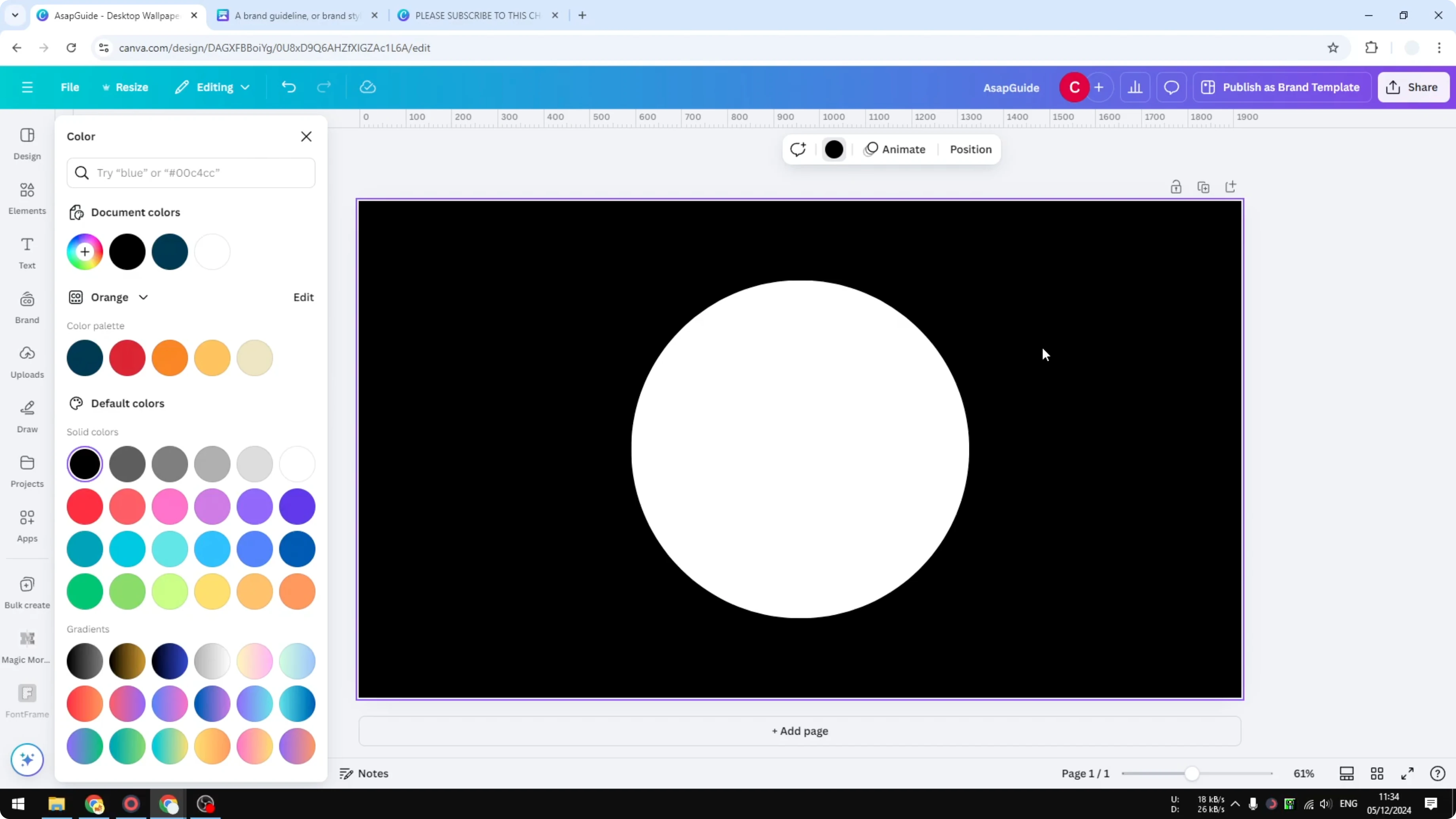 Screenshot from How to Make a Silhouette in Canva at 60s