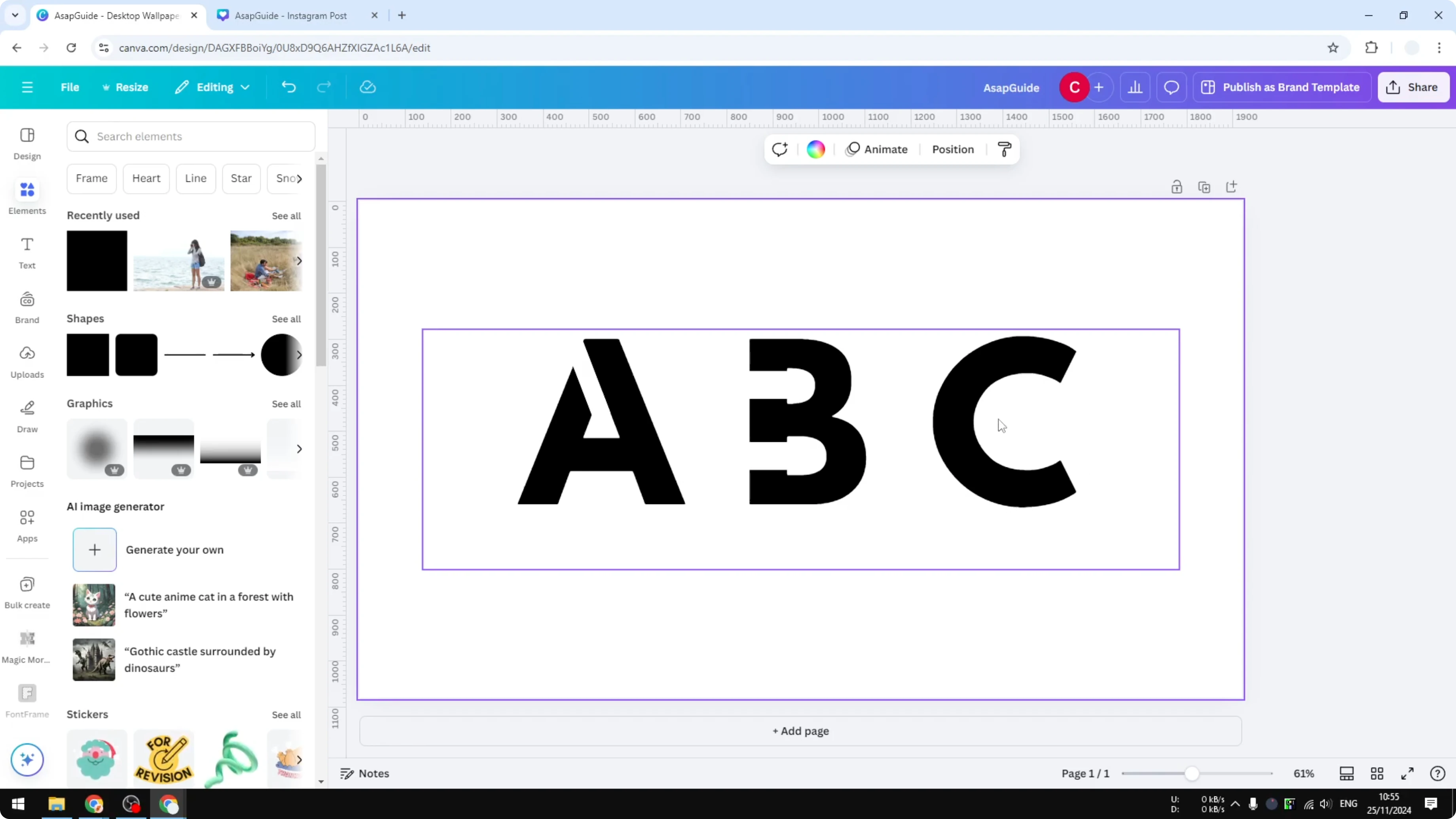 Screenshot from How to Make a Stencil in Canva at 101s