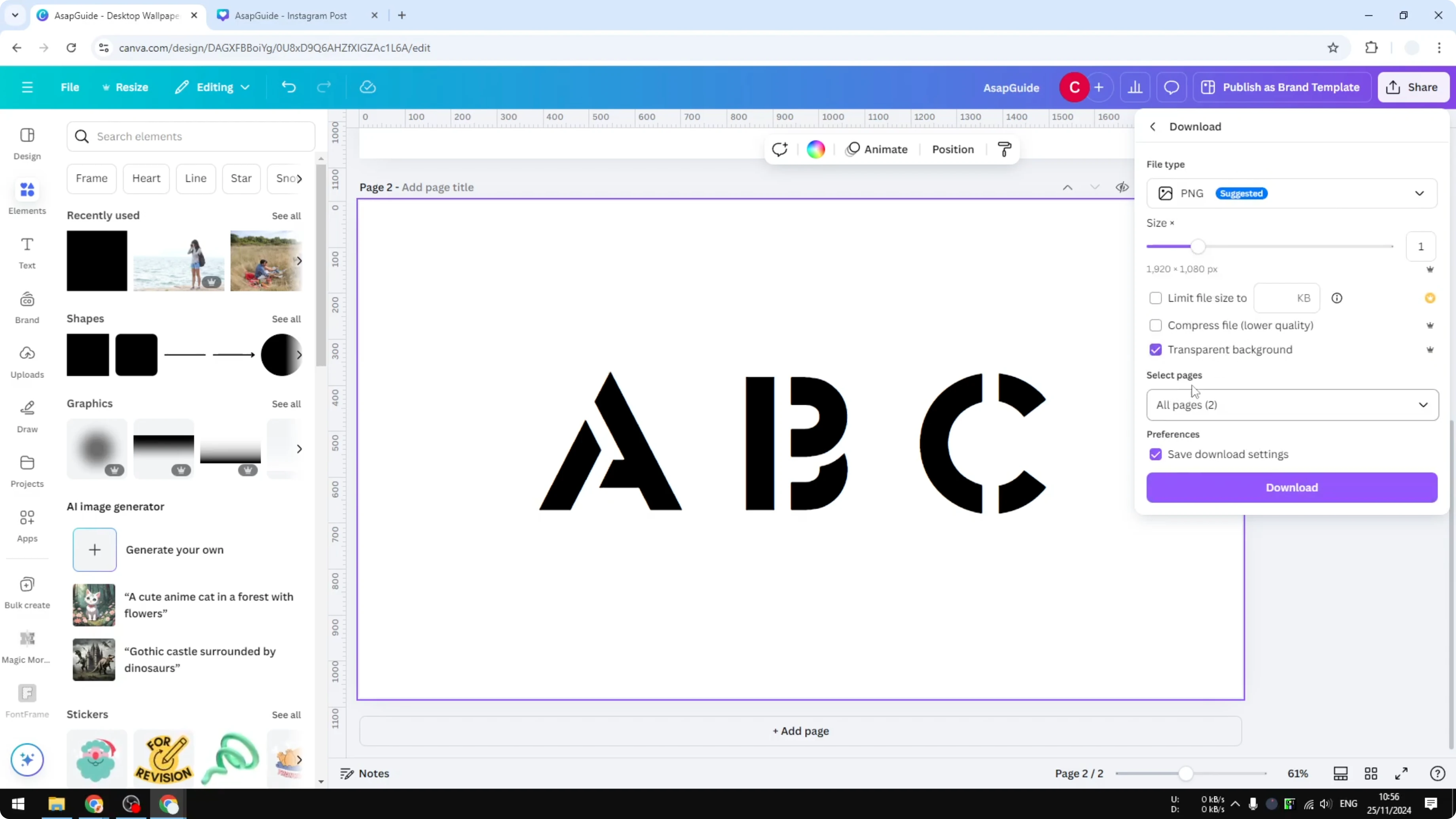 Screenshot from How to Make a Stencil in Canva at 152s