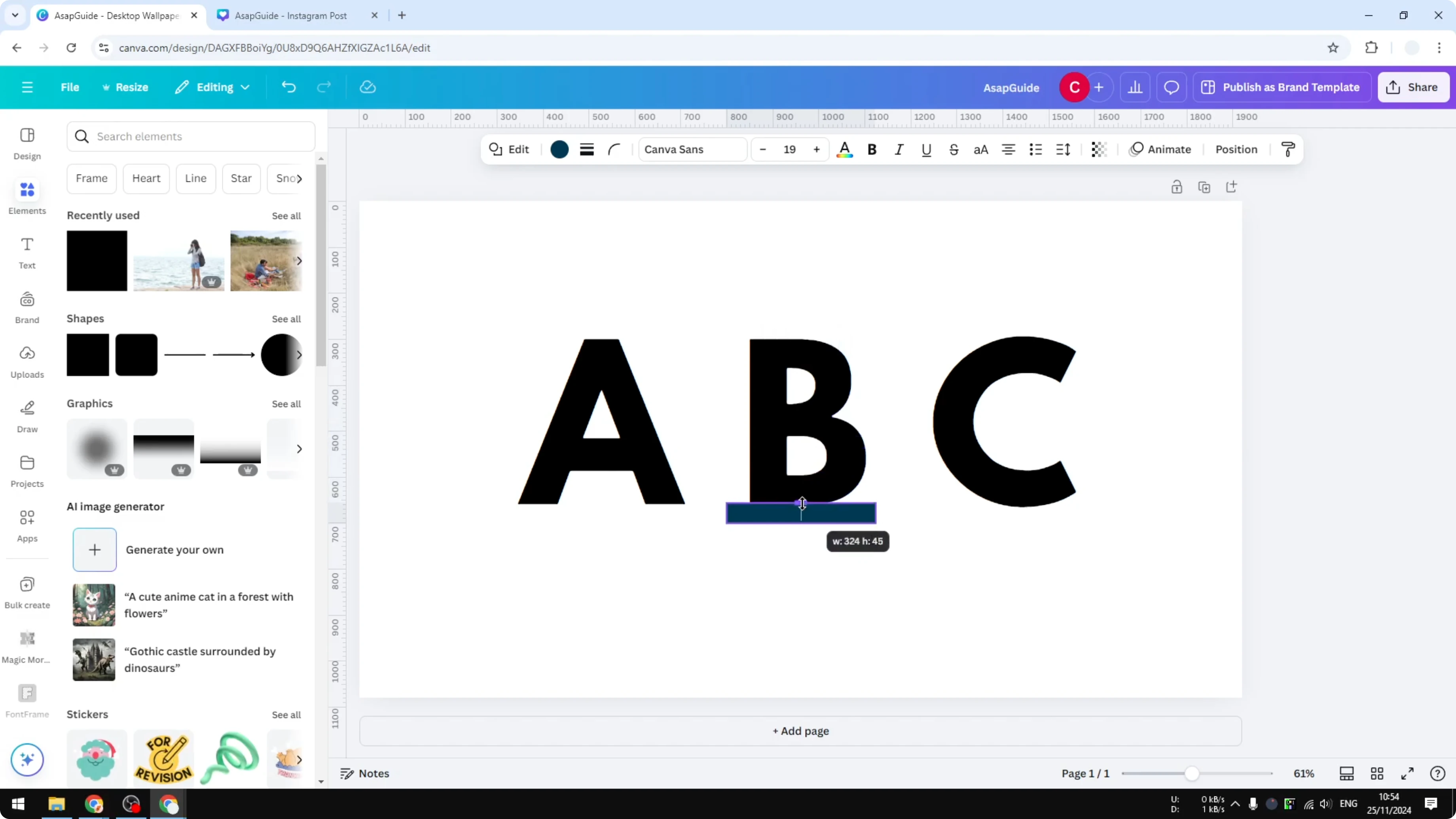 Screenshot from How to Make a Stencil in Canva at 38s