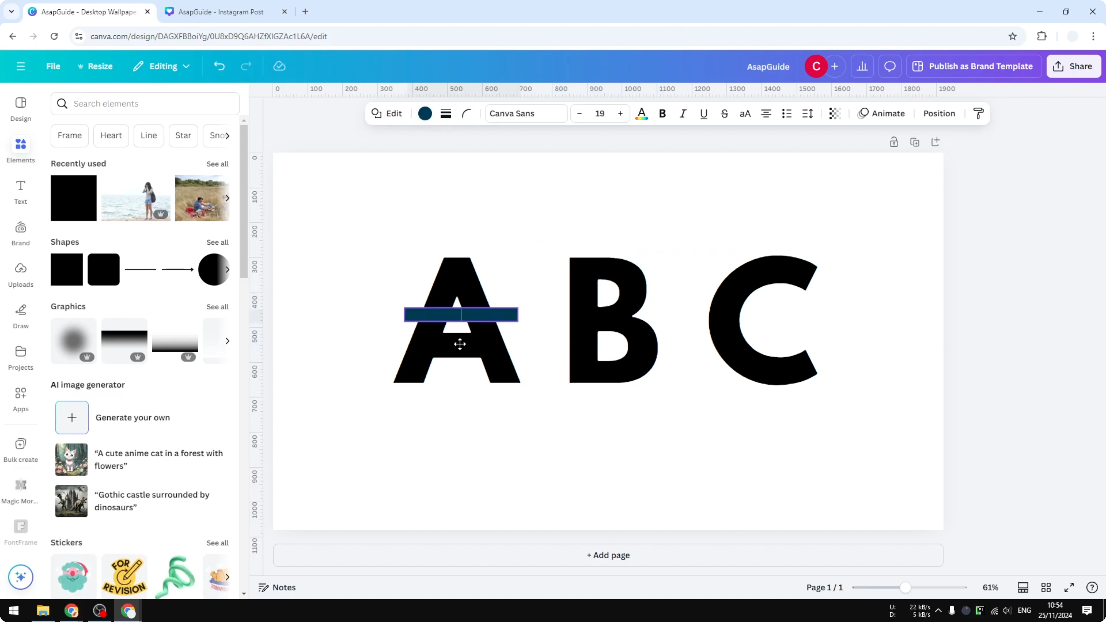 Screenshot from How to Make a Stencil in Canva at 45s
