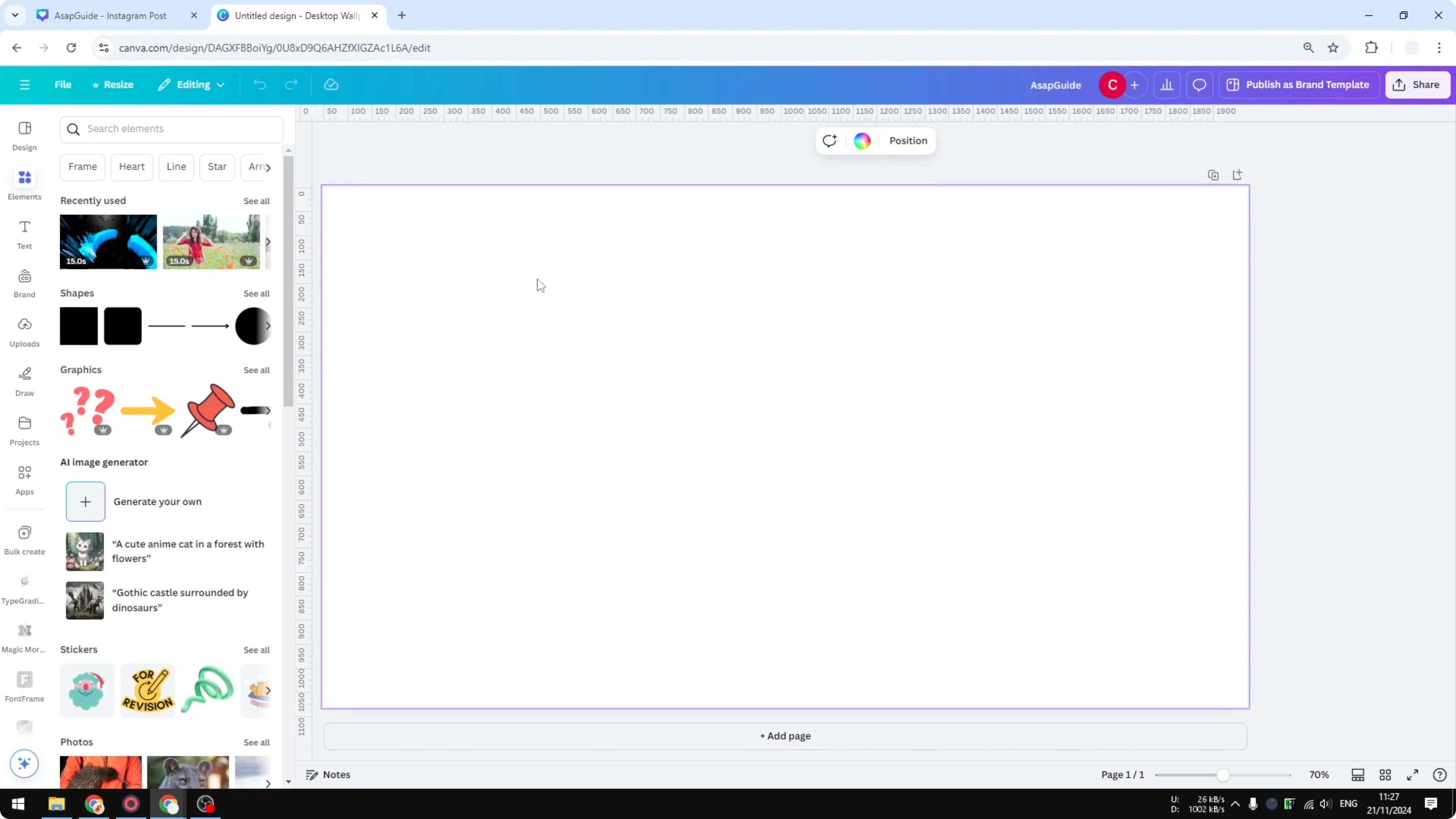 Screenshot from How to Merge Multiple Videos into One Using Canva at 9s