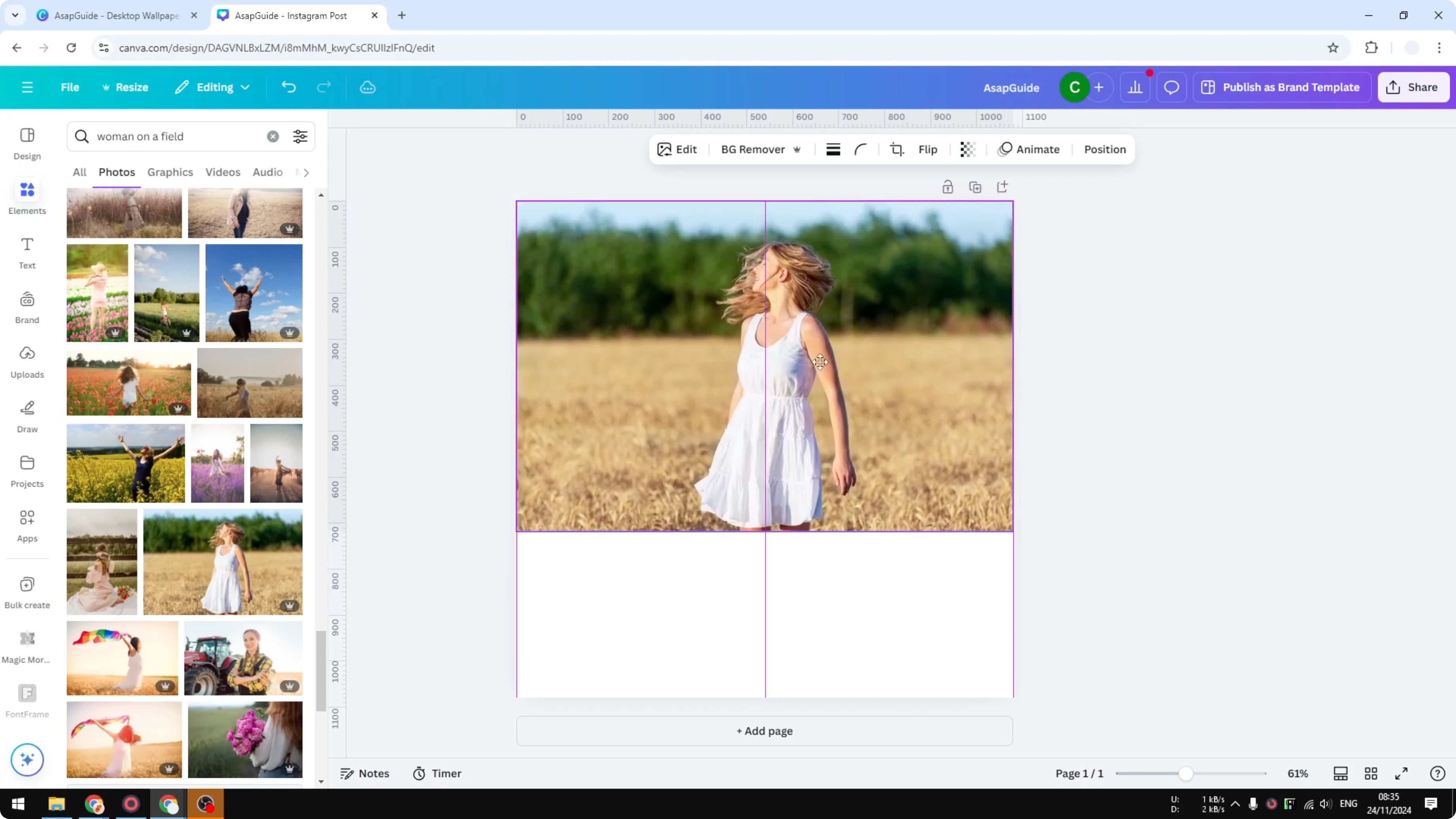 Screenshot from How to Outline an Image in Canva at 51s