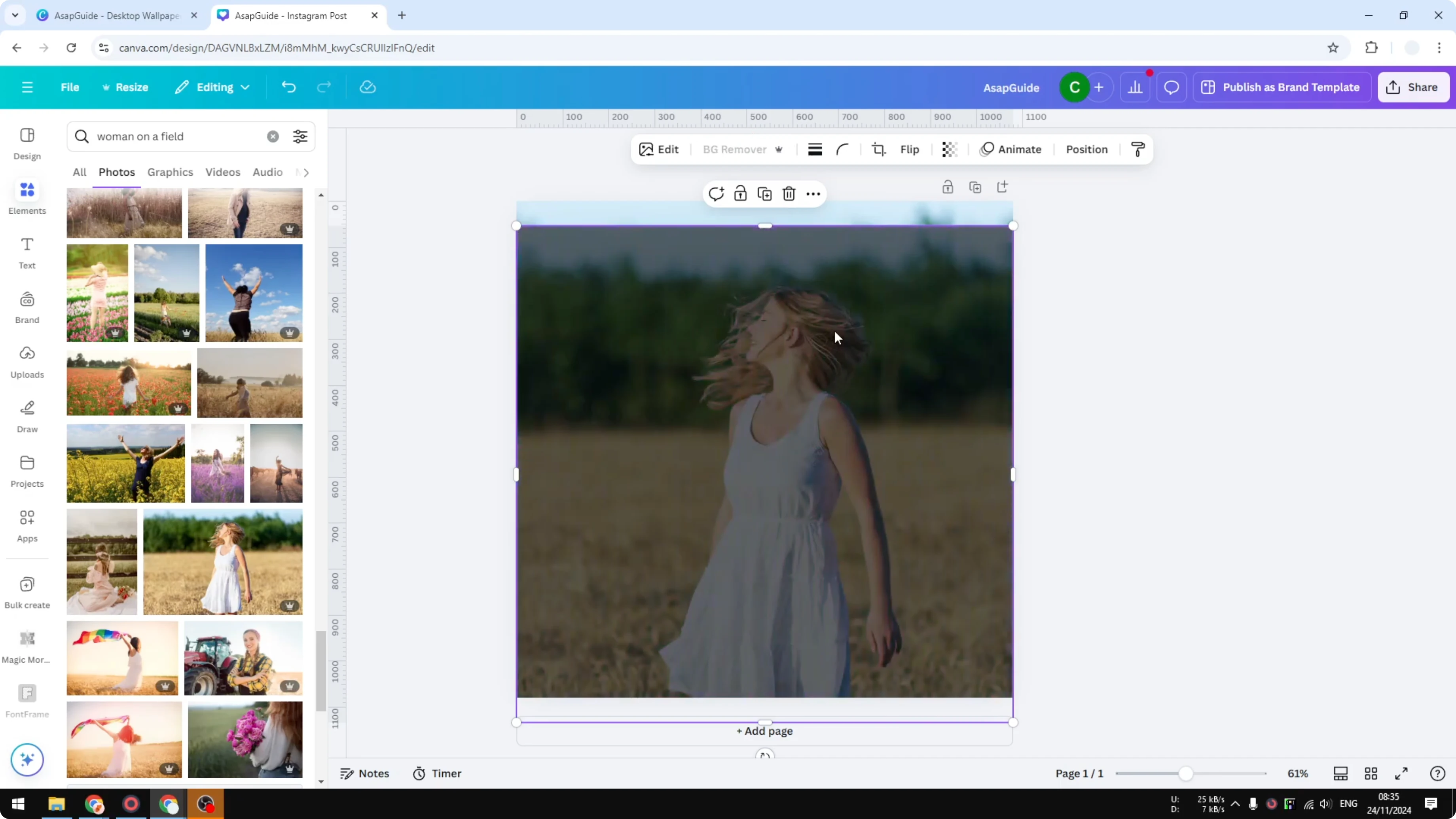 Screenshot from How to Outline an Image in Canva at 69s
