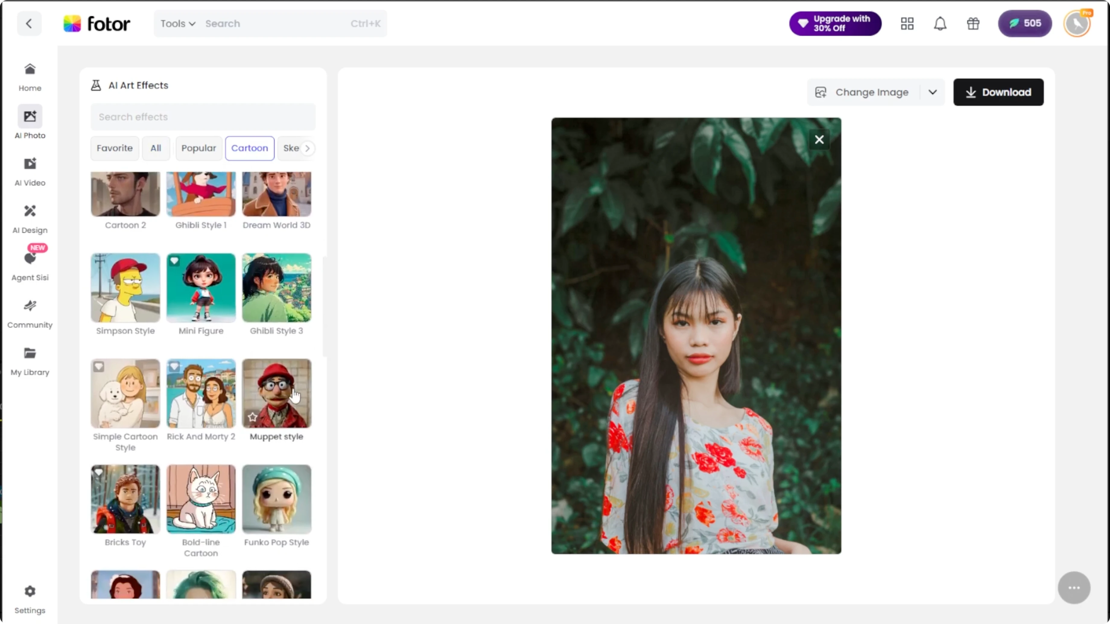 Screenshot from How to Transform Your Photos into Playful Muppet-Style Portraits with AI? at 63s