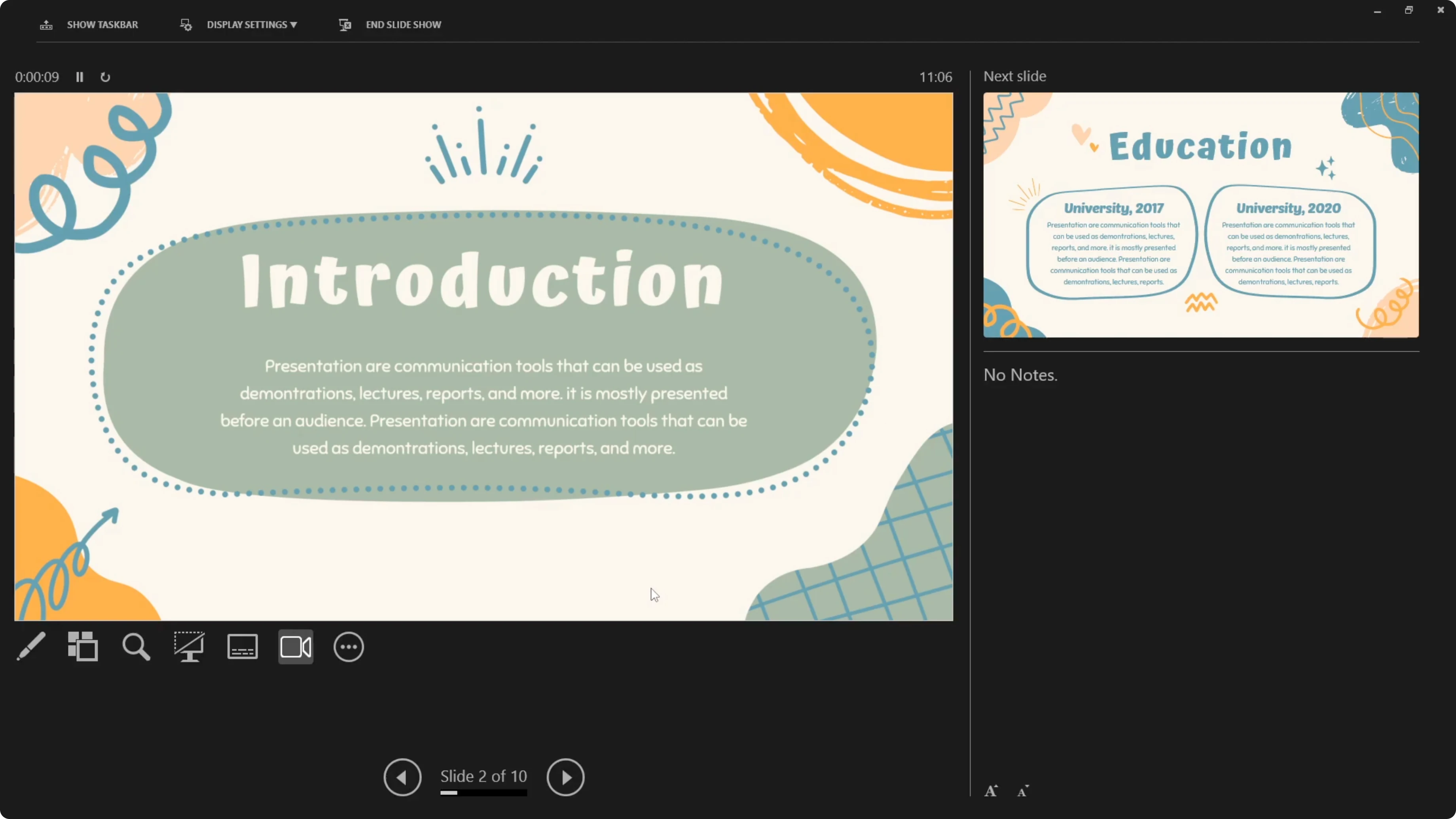 Screenshot from How to Present Canva in PowerPoint at 100s