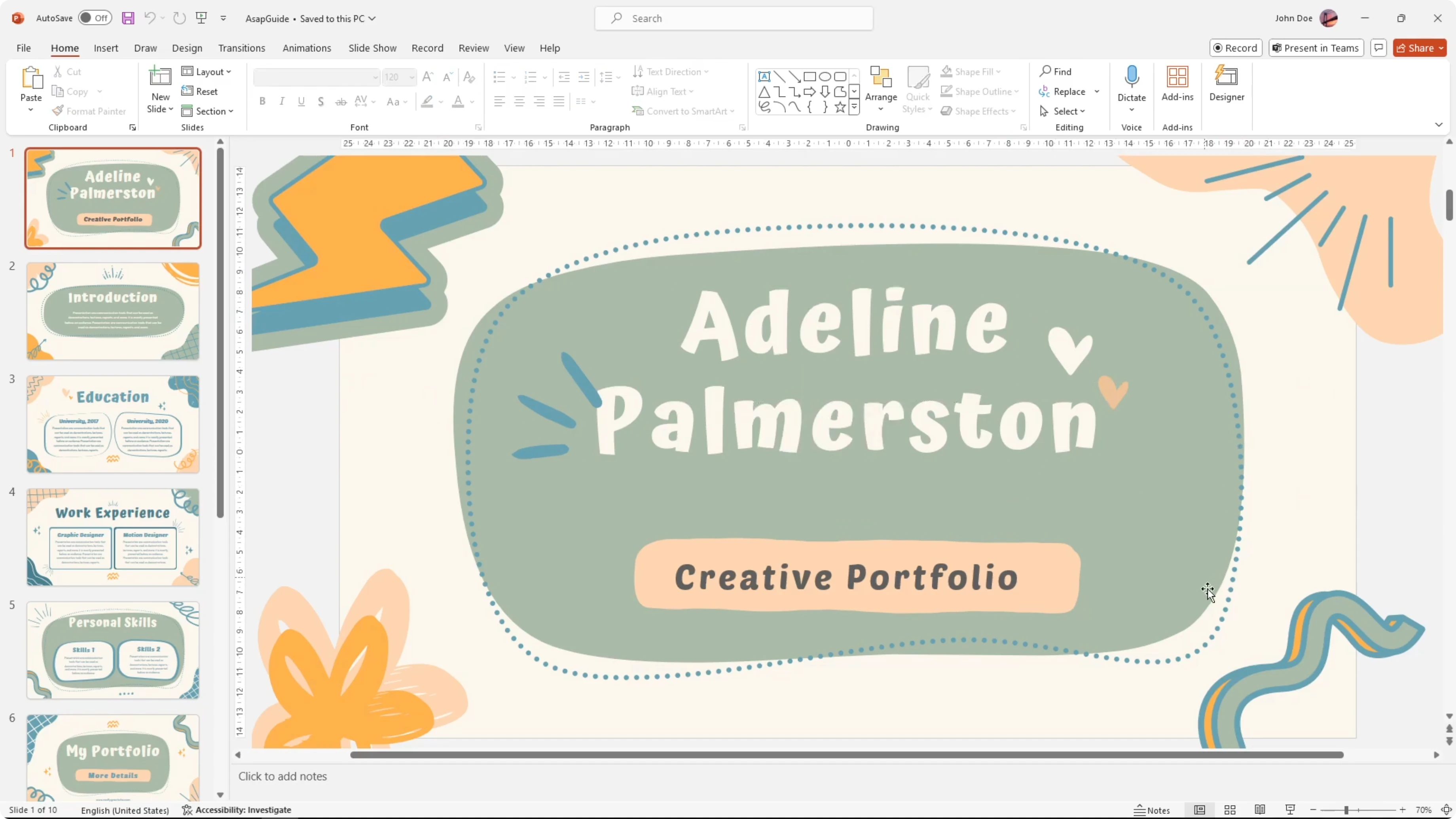 Screenshot from How to Present Canva in PowerPoint at 85s